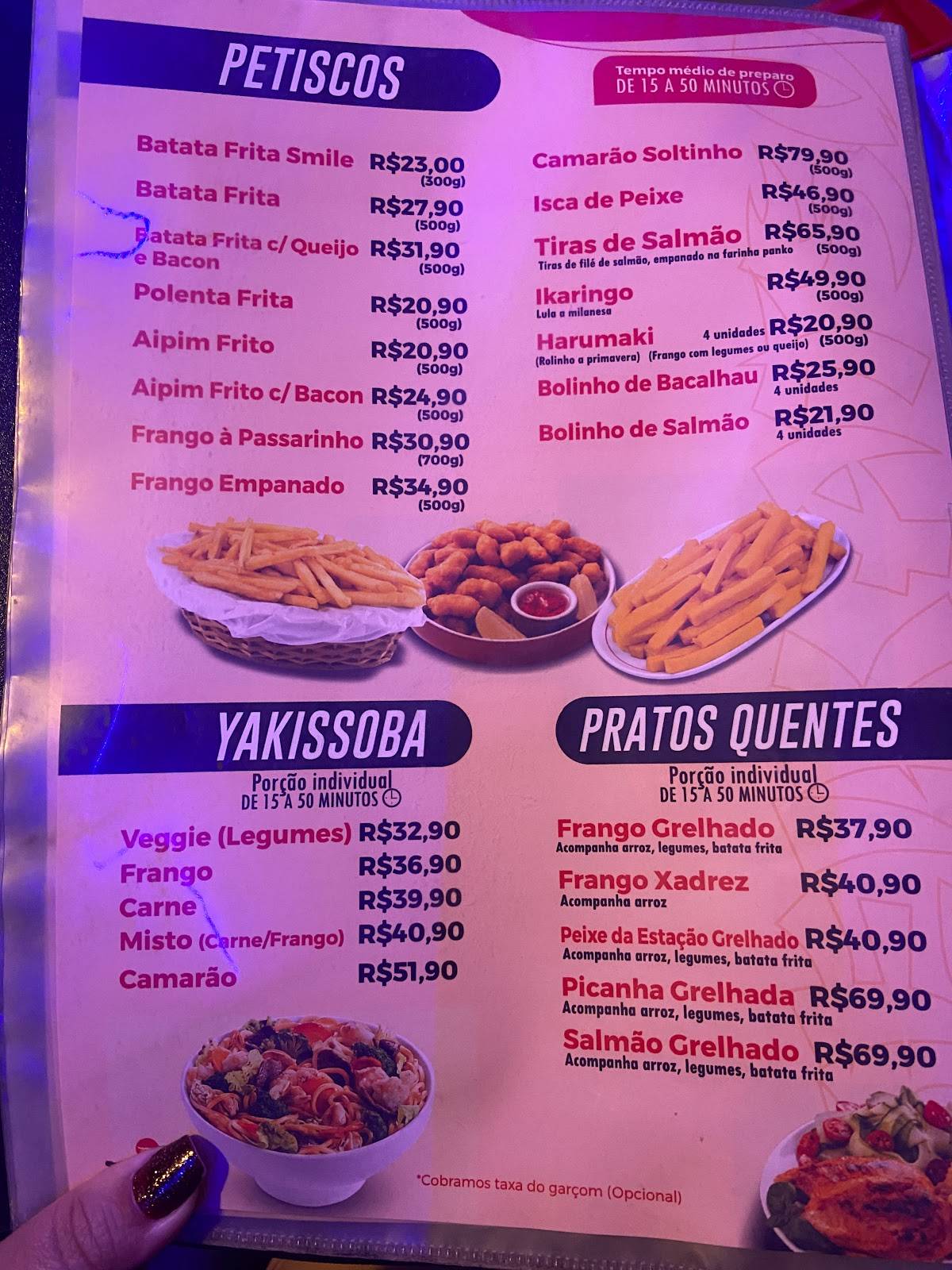 Seikatsu Sushibar e Petiscaria cardápio