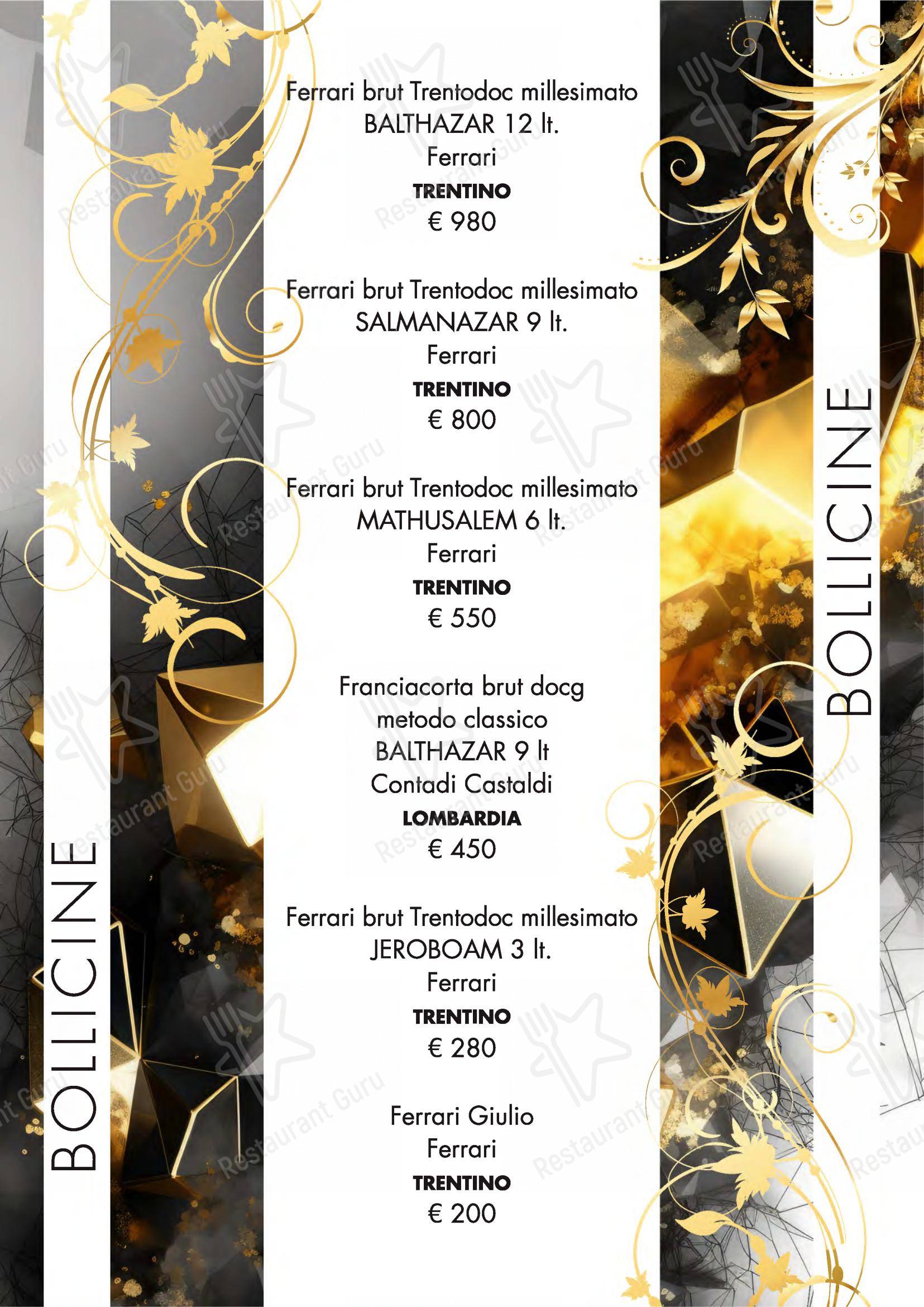 Menu bar per Seminara Restaurant ristorante
