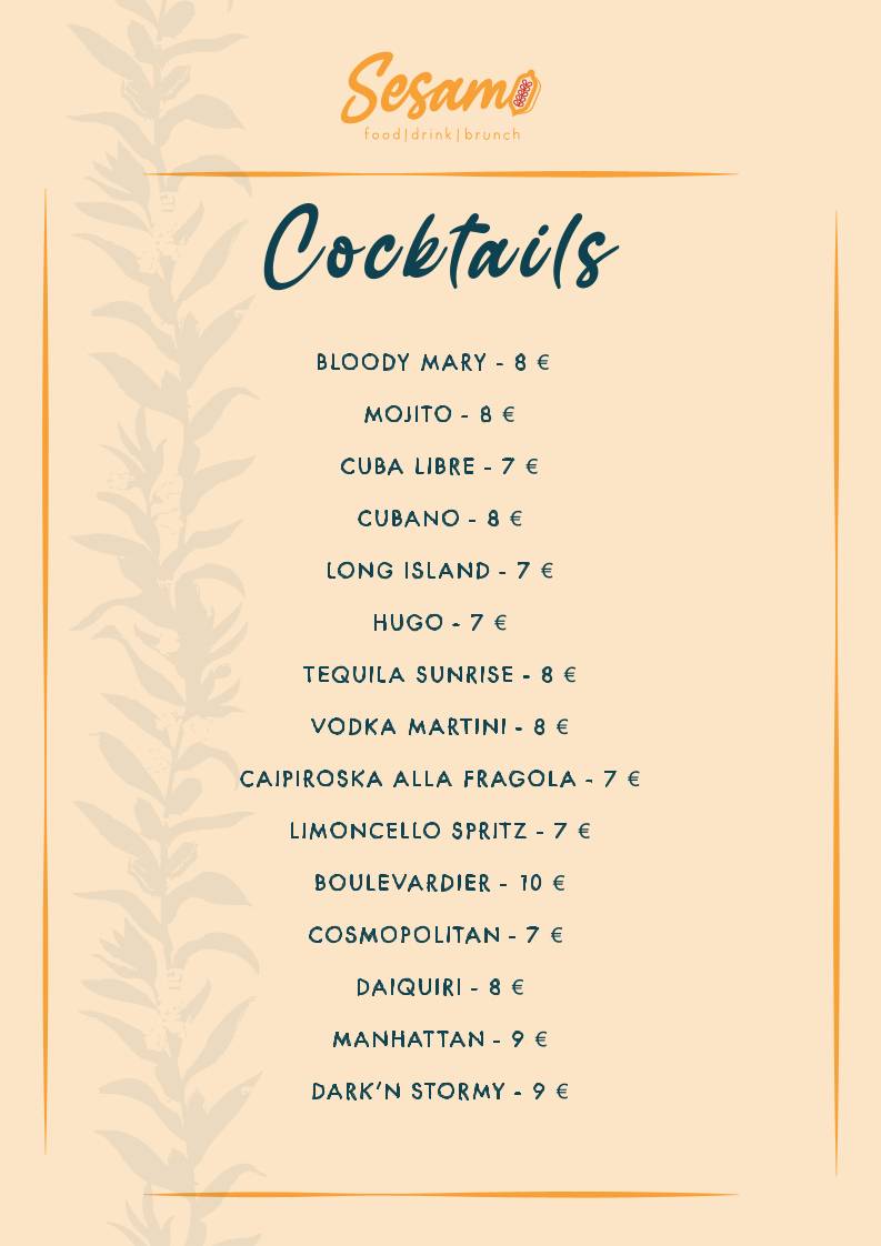 Menu di Sesamo 