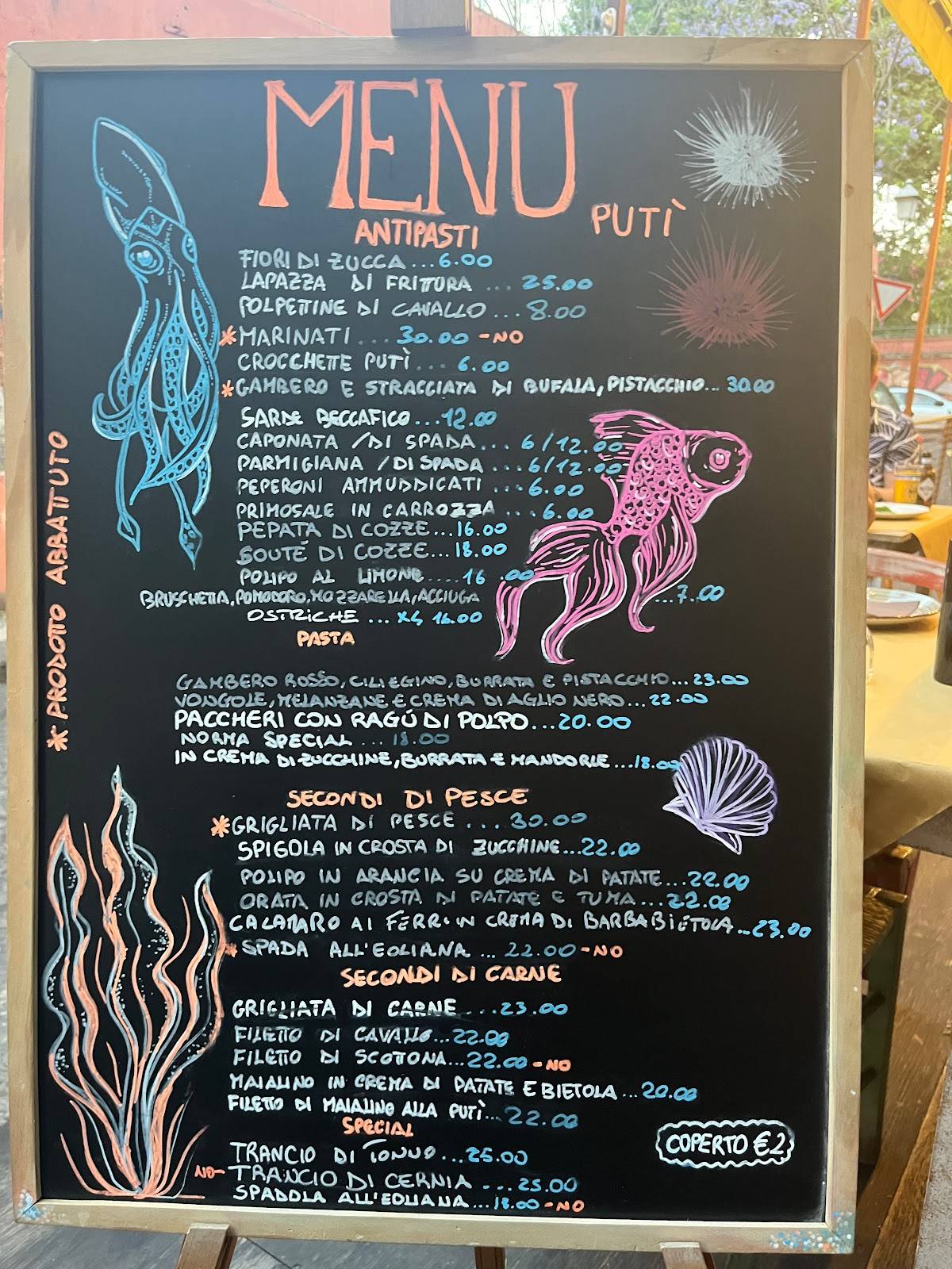 Menu di 7+ Catania - Pizzeria Ristorante 