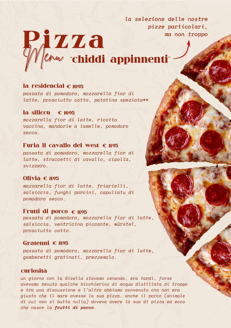 Menu di SiLiccu 
