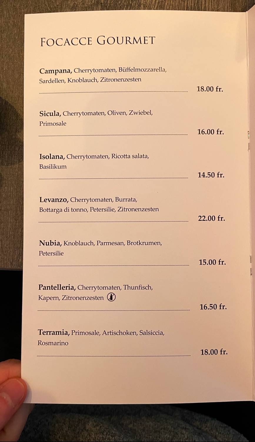Menu di Siculus Ristorante Pizzeria Siciliano 