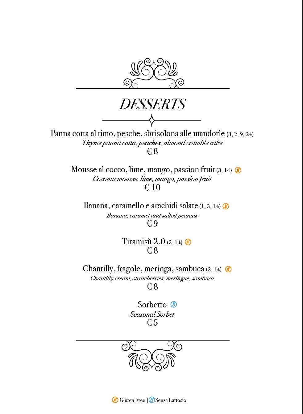 Menu di Sinfonia Del Gusto Ristorante 