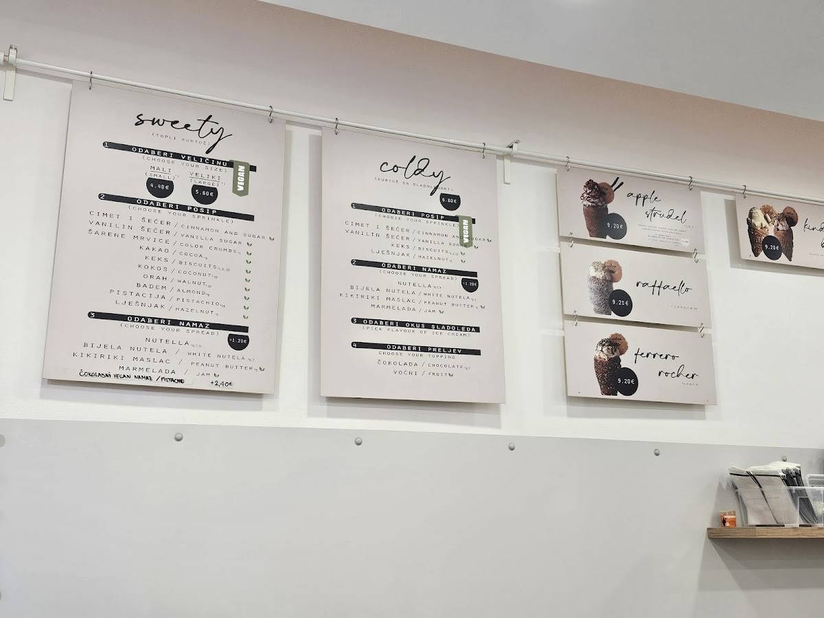 Menu di Sisters Kurtos 