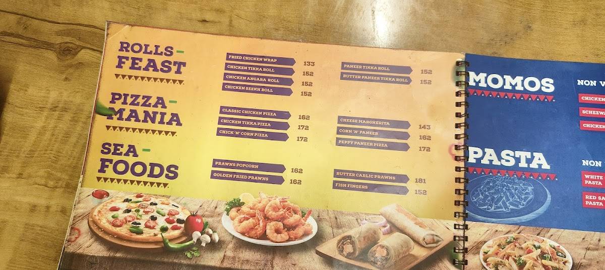 Snackers Republic menu