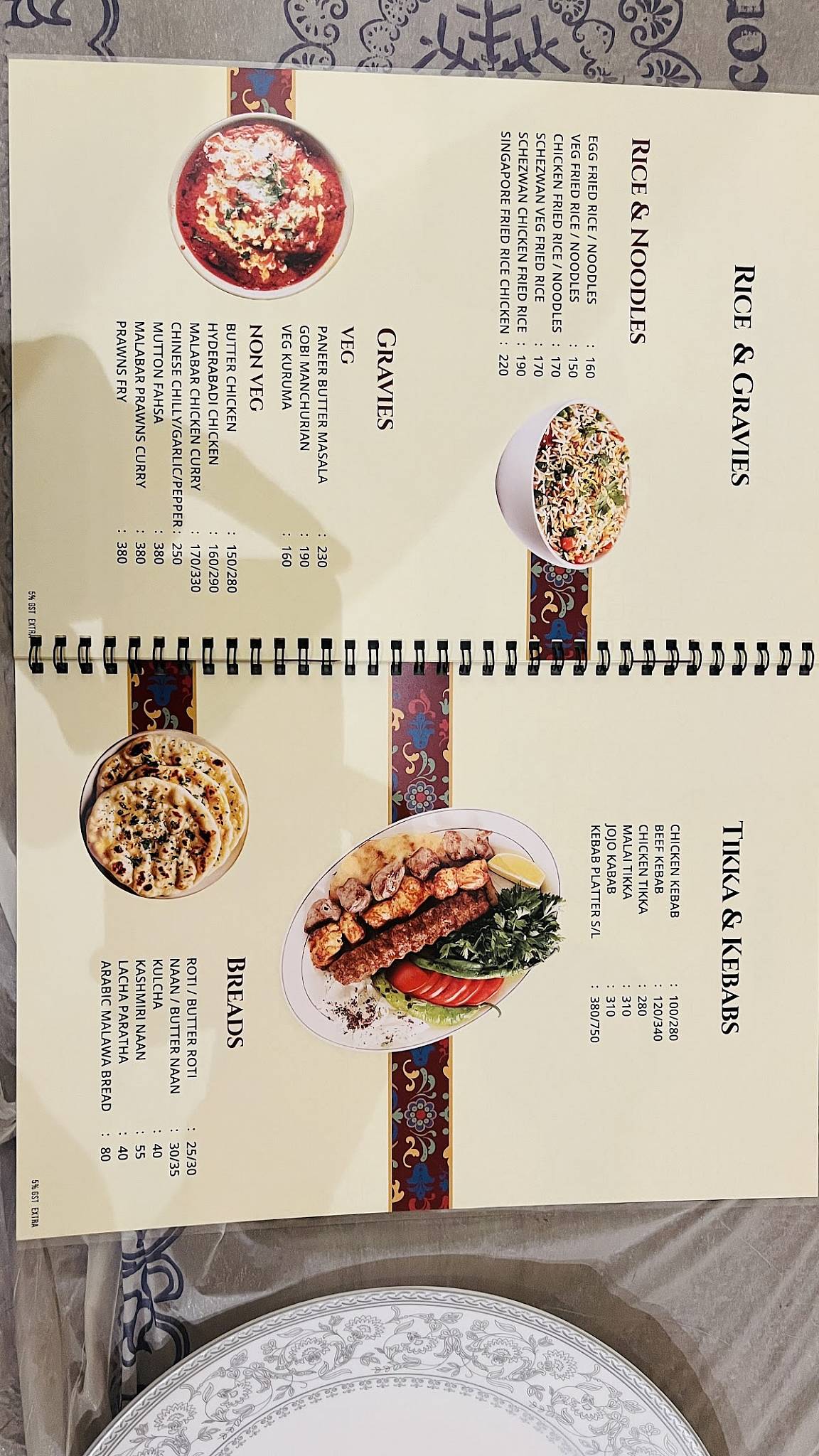 Soofi Mandi menu