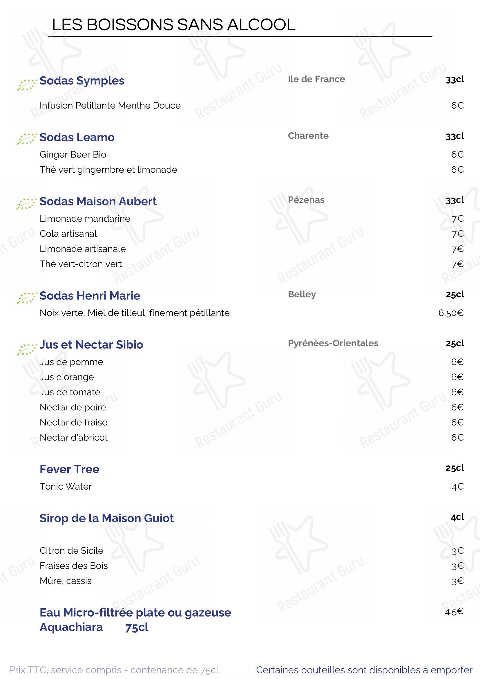 Menu pour SouKa Bistrot des Vins - Restaurant Caviste Bar a Vins - Menu bar