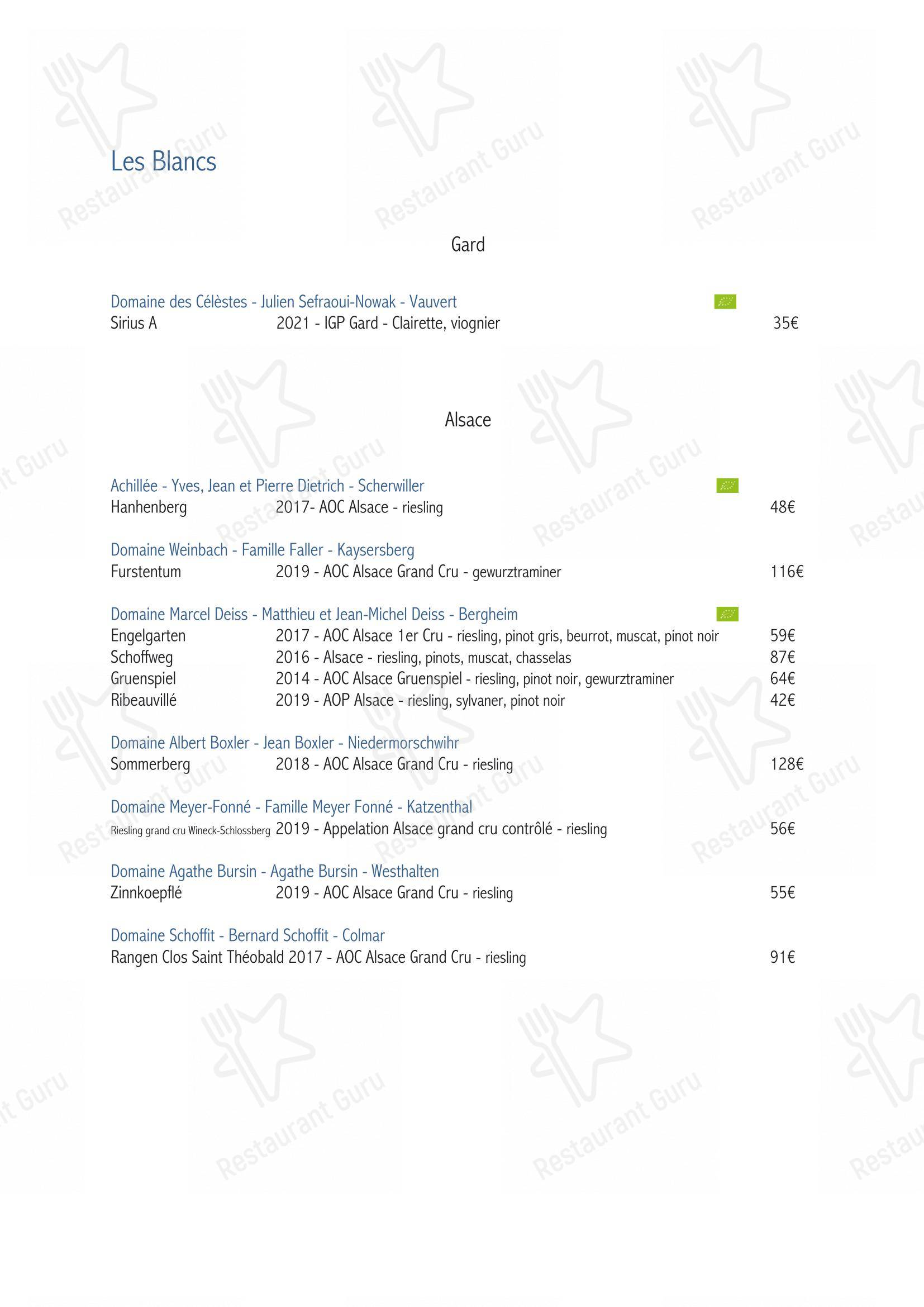 Menu pour SouKa Bistrot des Vins - Restaurant Caviste Bar a Vins dans Aniane