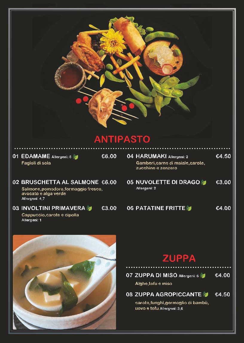 Menu di Soulshi 