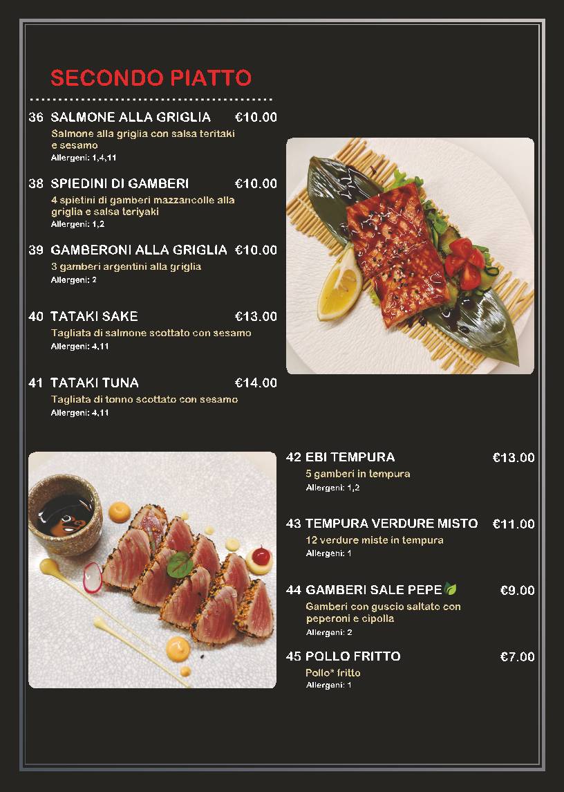 Menu di Soulshi 
