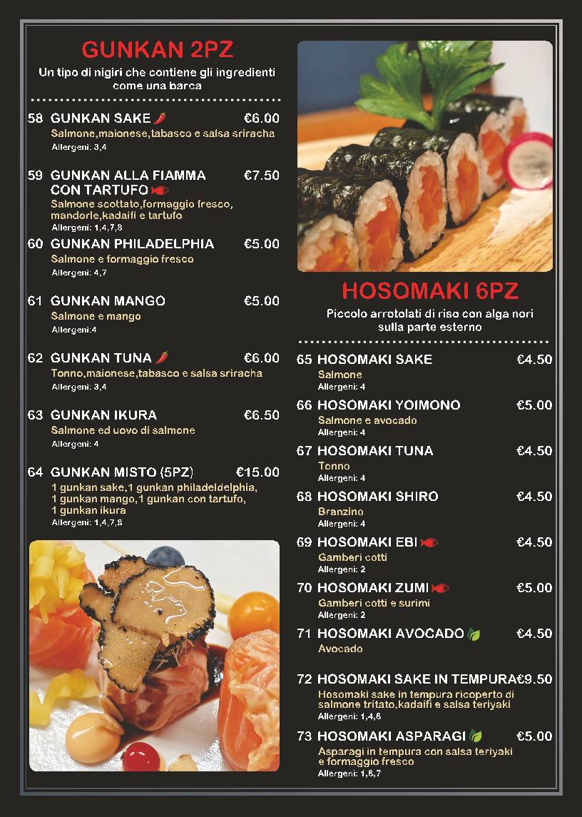 Menu di Soulshi 