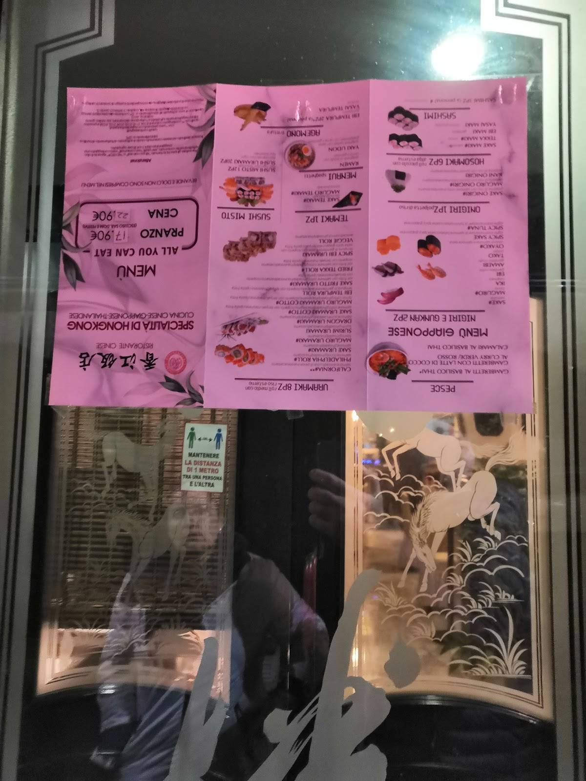 Menu di Specialità di Hong Kong 