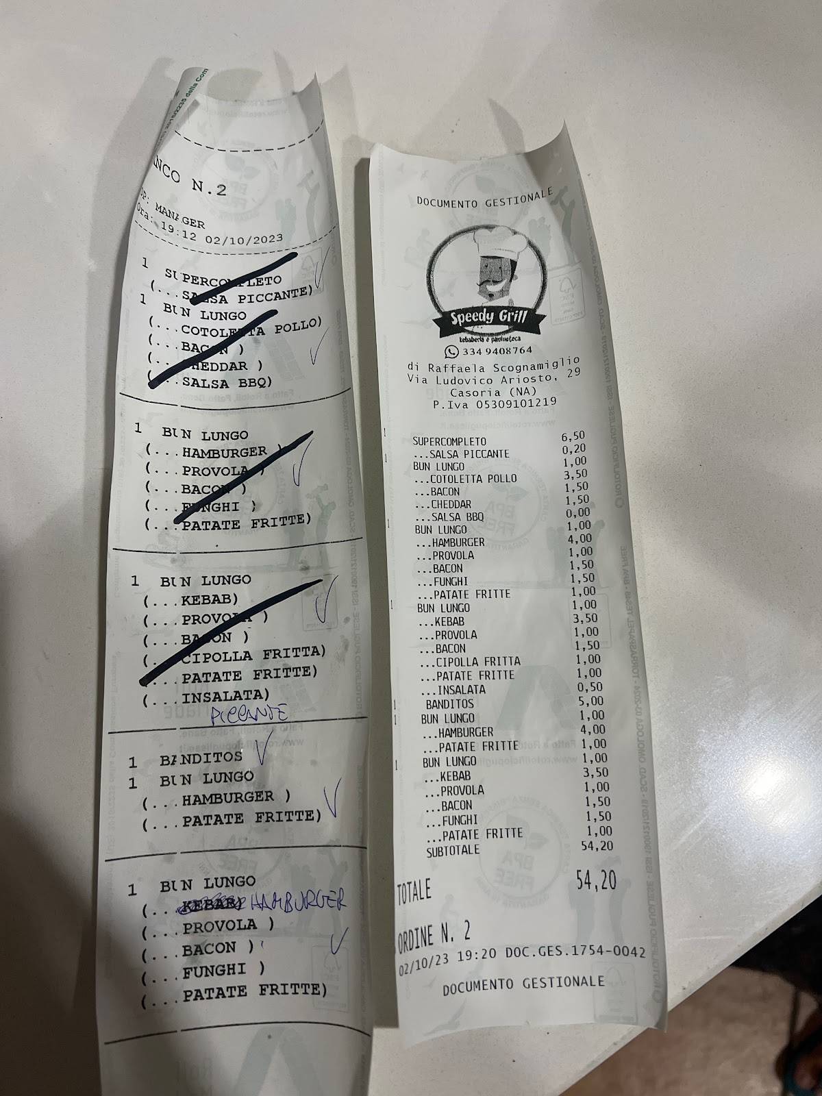 Menu di Speedy Grill Kebab