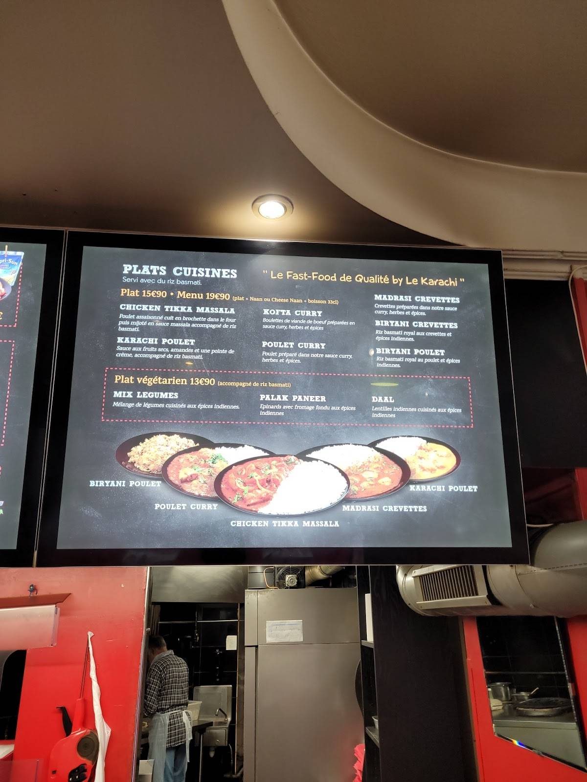 Menu de Spicy Tandoori
