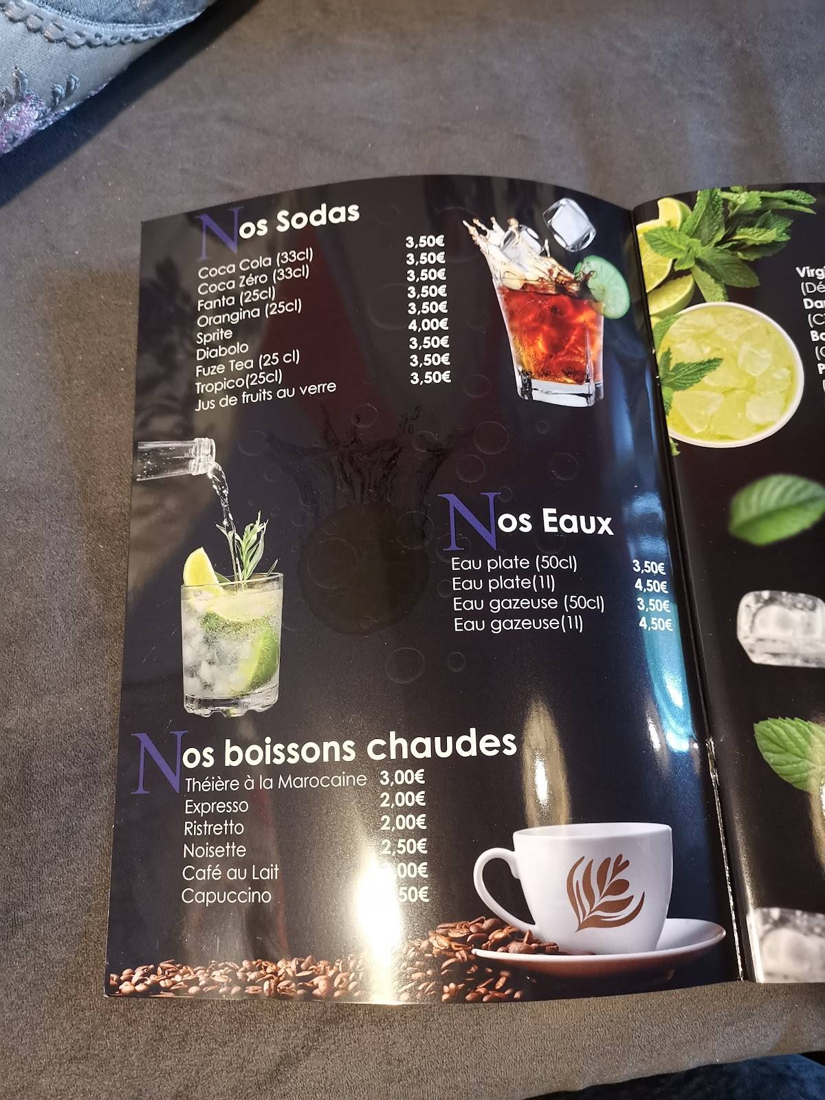 Menu de Alcazar