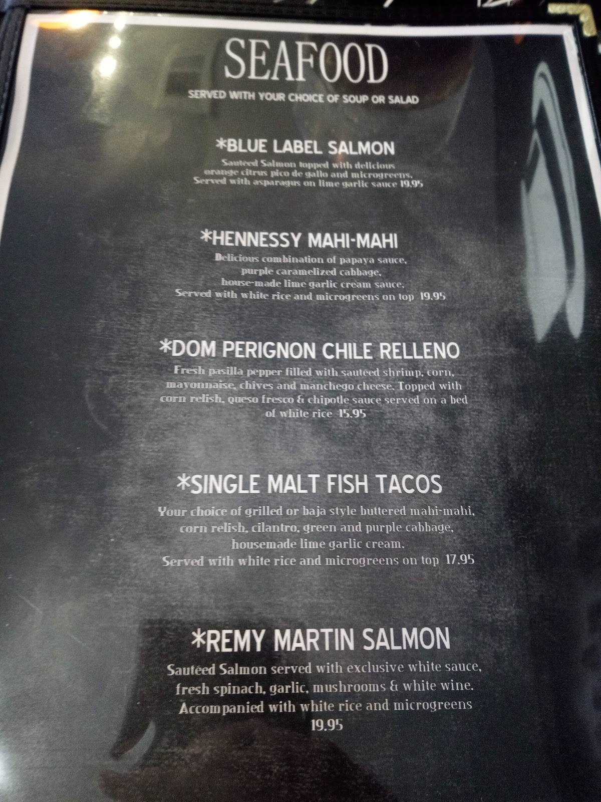 Menu at Mr. Q Restaurant, Atascadero