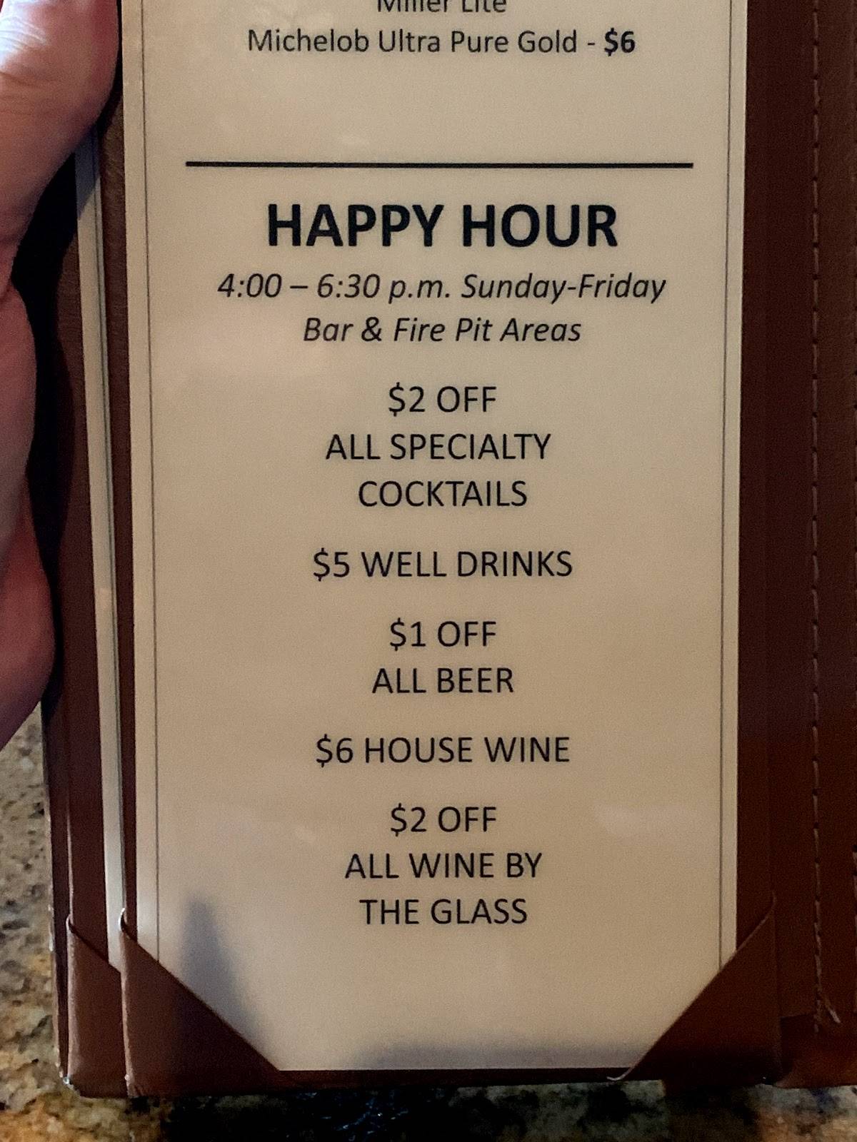 Menu at Steiner Ranch Steakhouse, Austin, Steiner Ranch Blvd