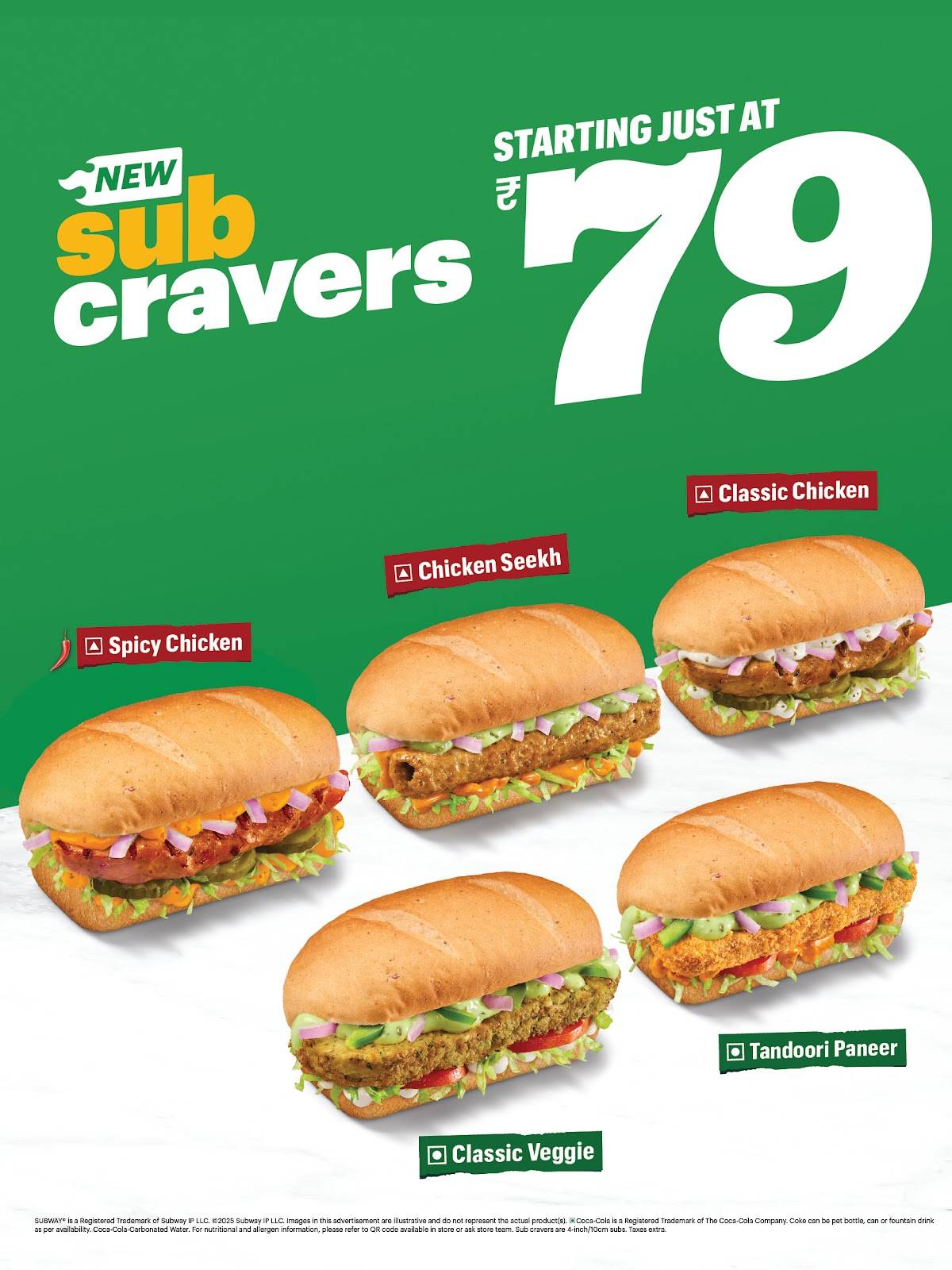 Subway Hazratganj menu