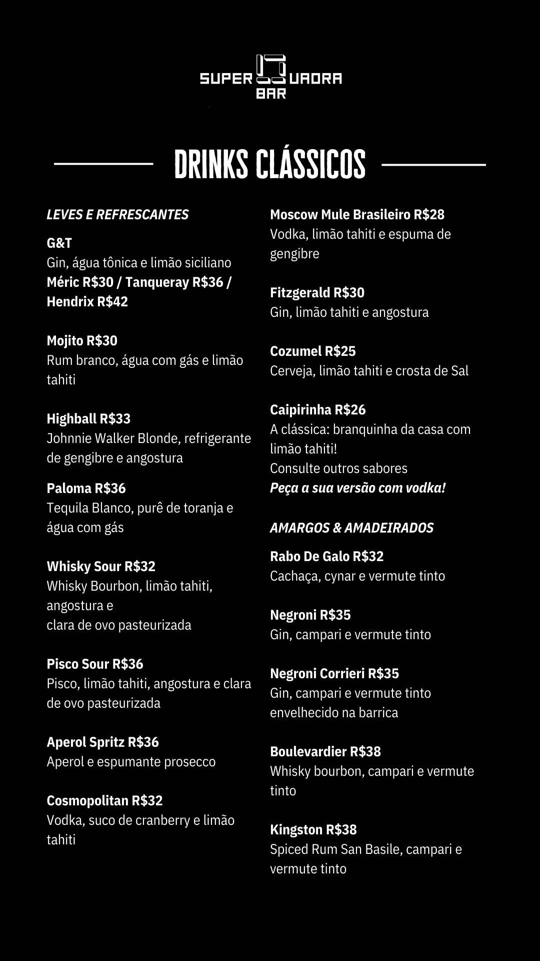 Superquadra Bar: Cerveja, Churrasco, Comida, Sanduíches, Delivery Asa Norte DF cardápio