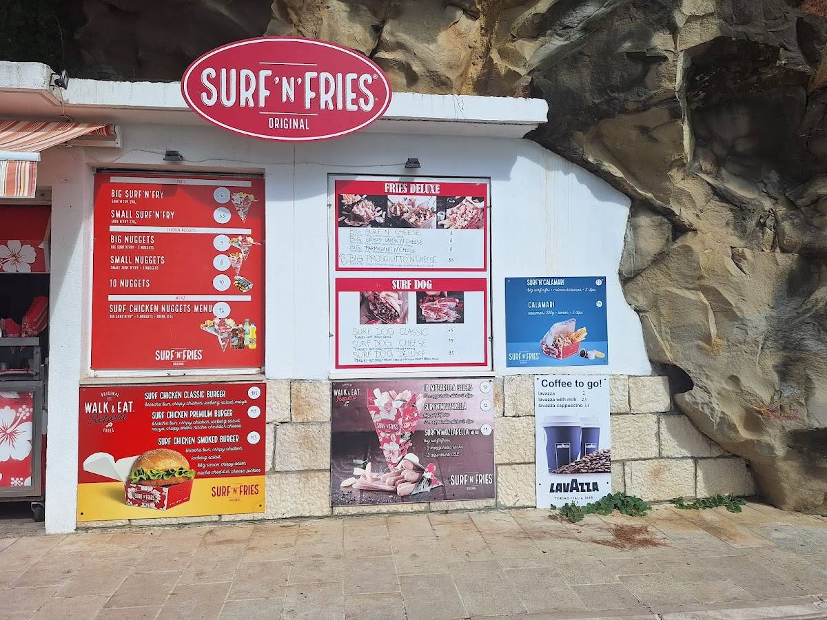 Menu di Surf'n'Fries 
