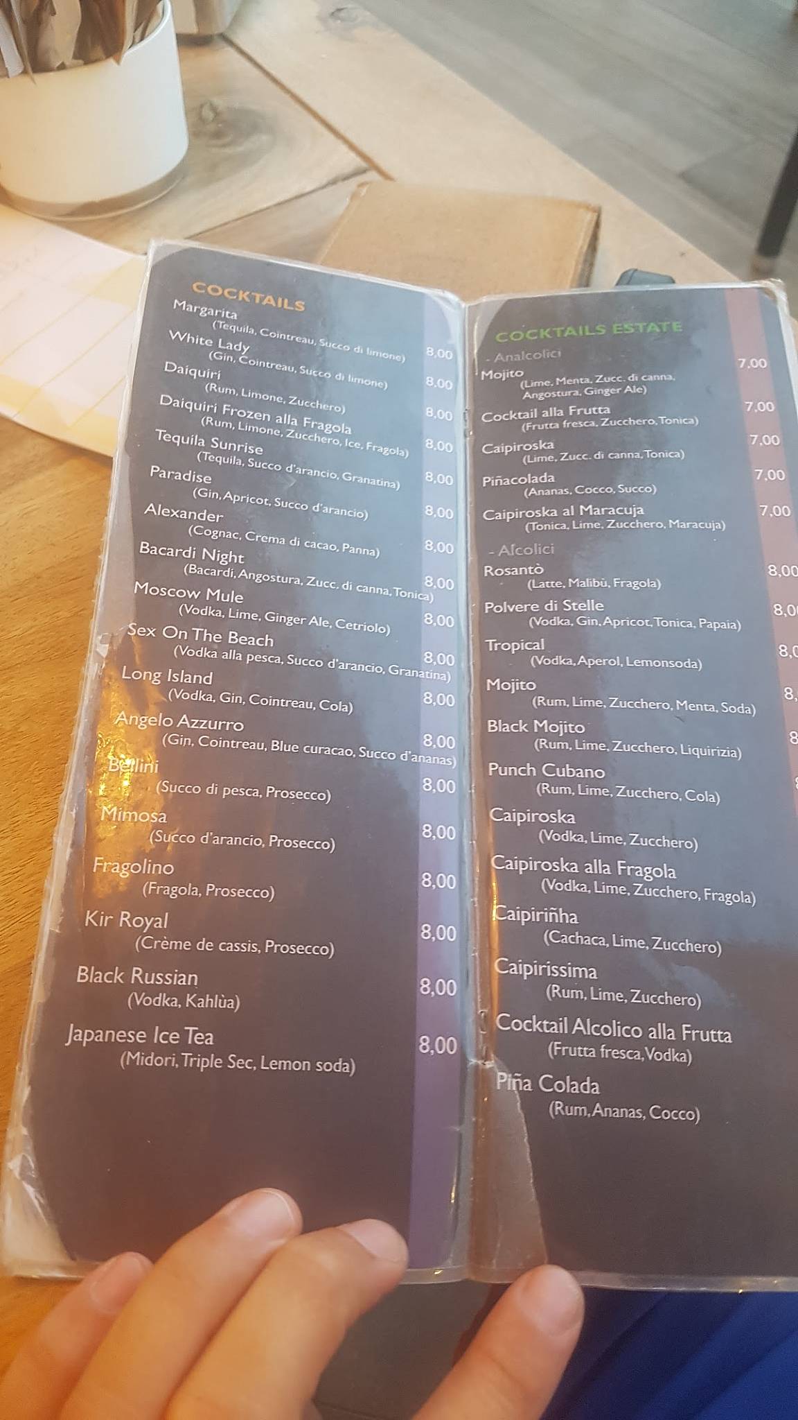 Menu di TAO 