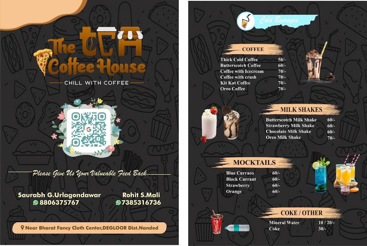 THE COFFEE HOUSE menu