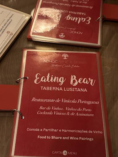 Taberna Lusitana Eating bear cardápio