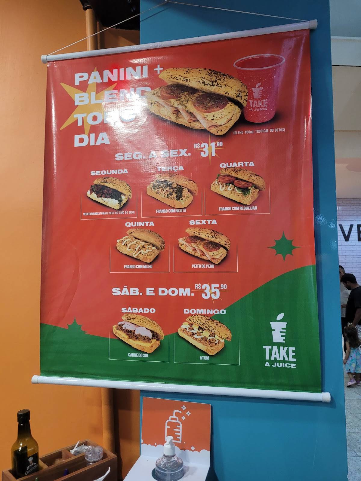 Take a Juice - Varjota cardápio