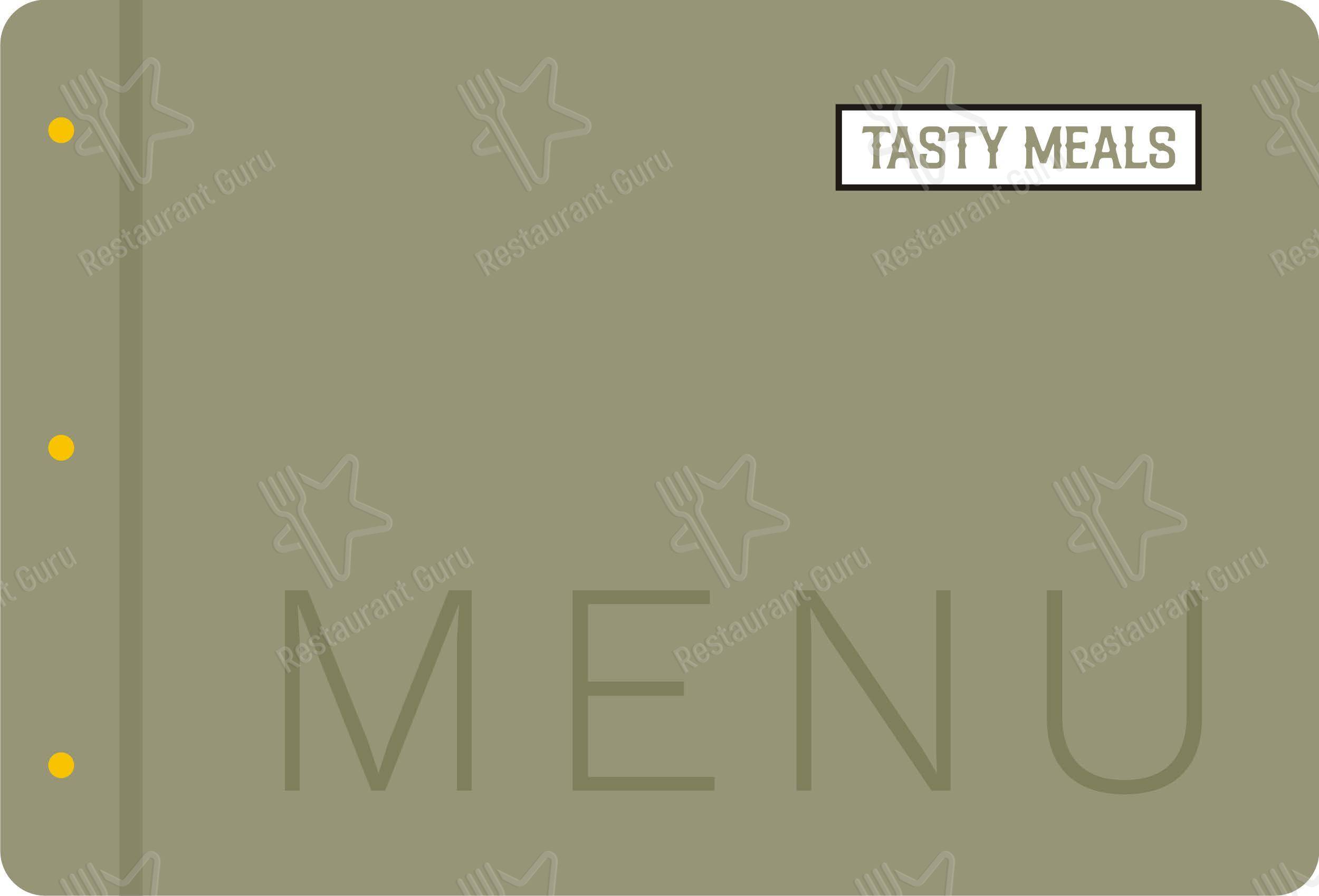 Tasty Meals Restaurant and Banquet - Menu