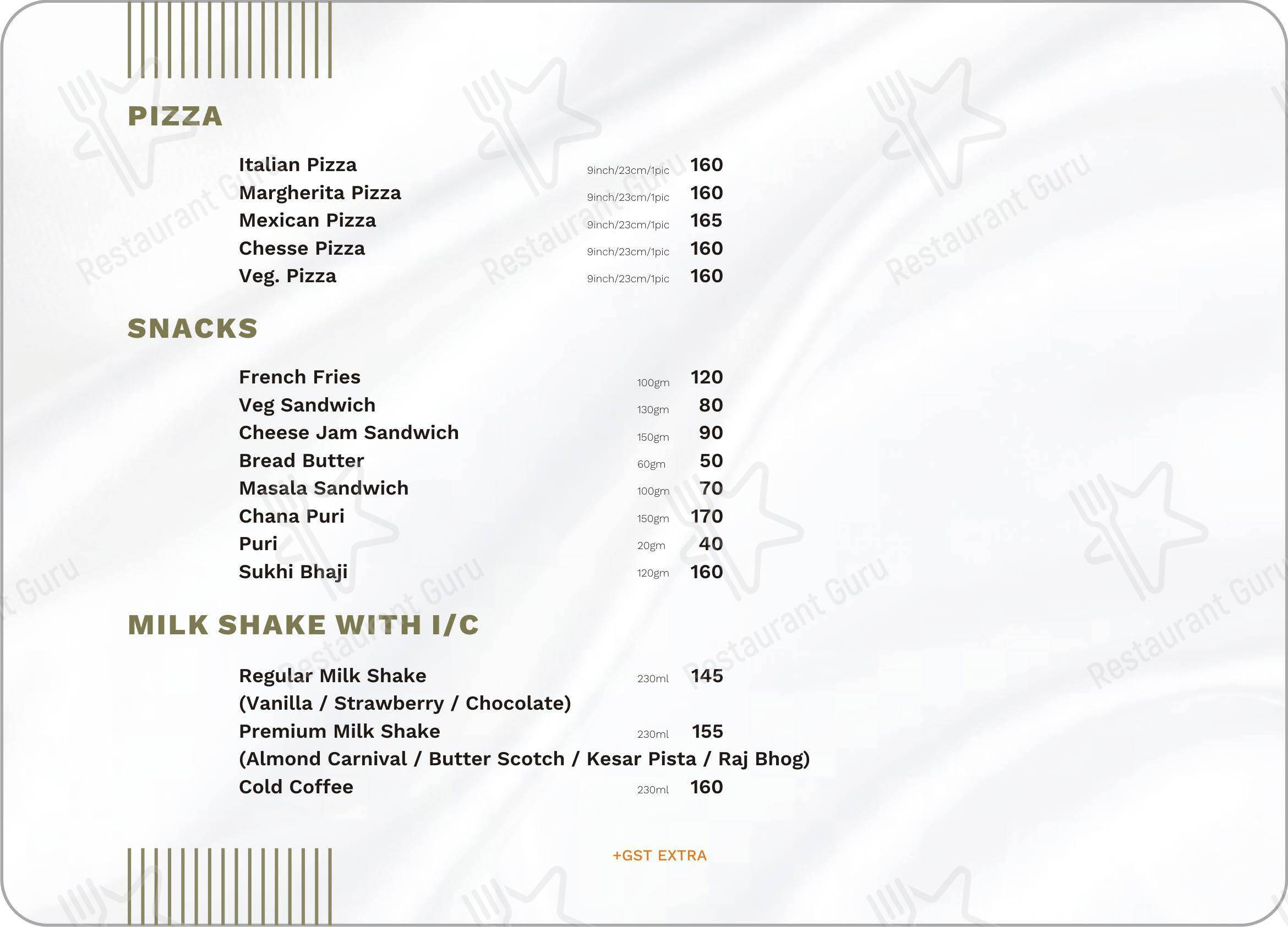 Tasty Meals Restaurant and Banquet in Ahmedabad - Menu