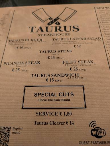 Menu di Taurusteakhouse 