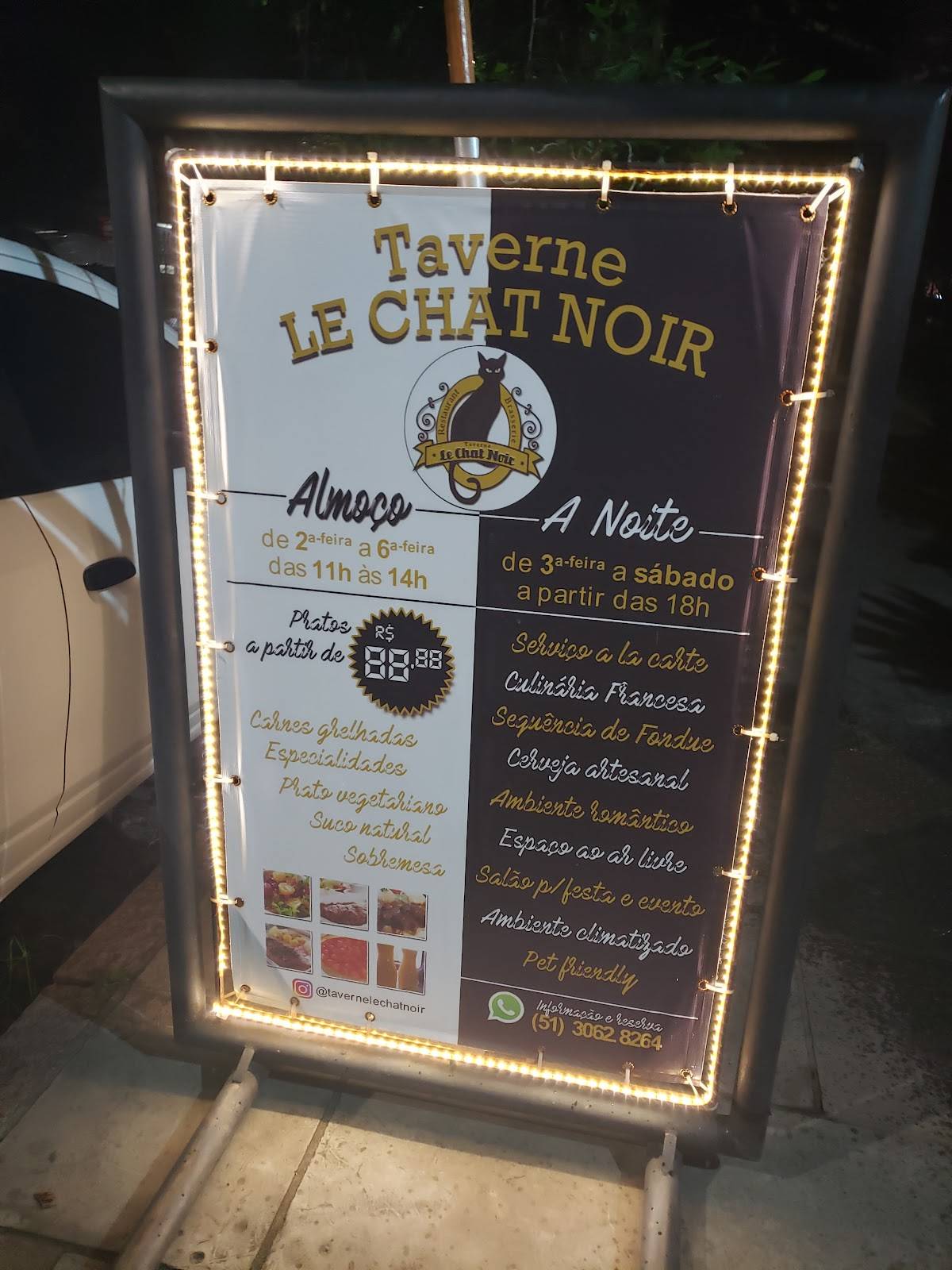 Taverne Le Chat Noir cardápio