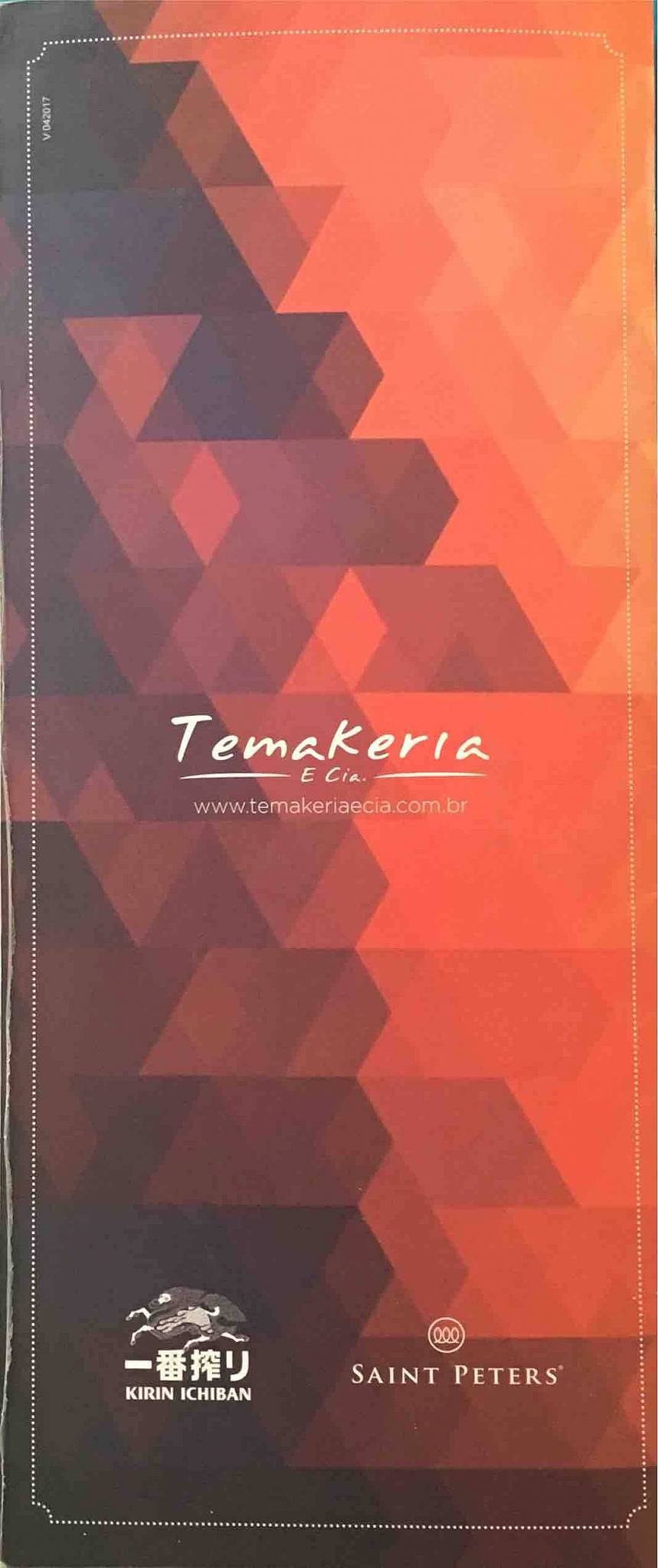 Temakeria e Cia cardápio