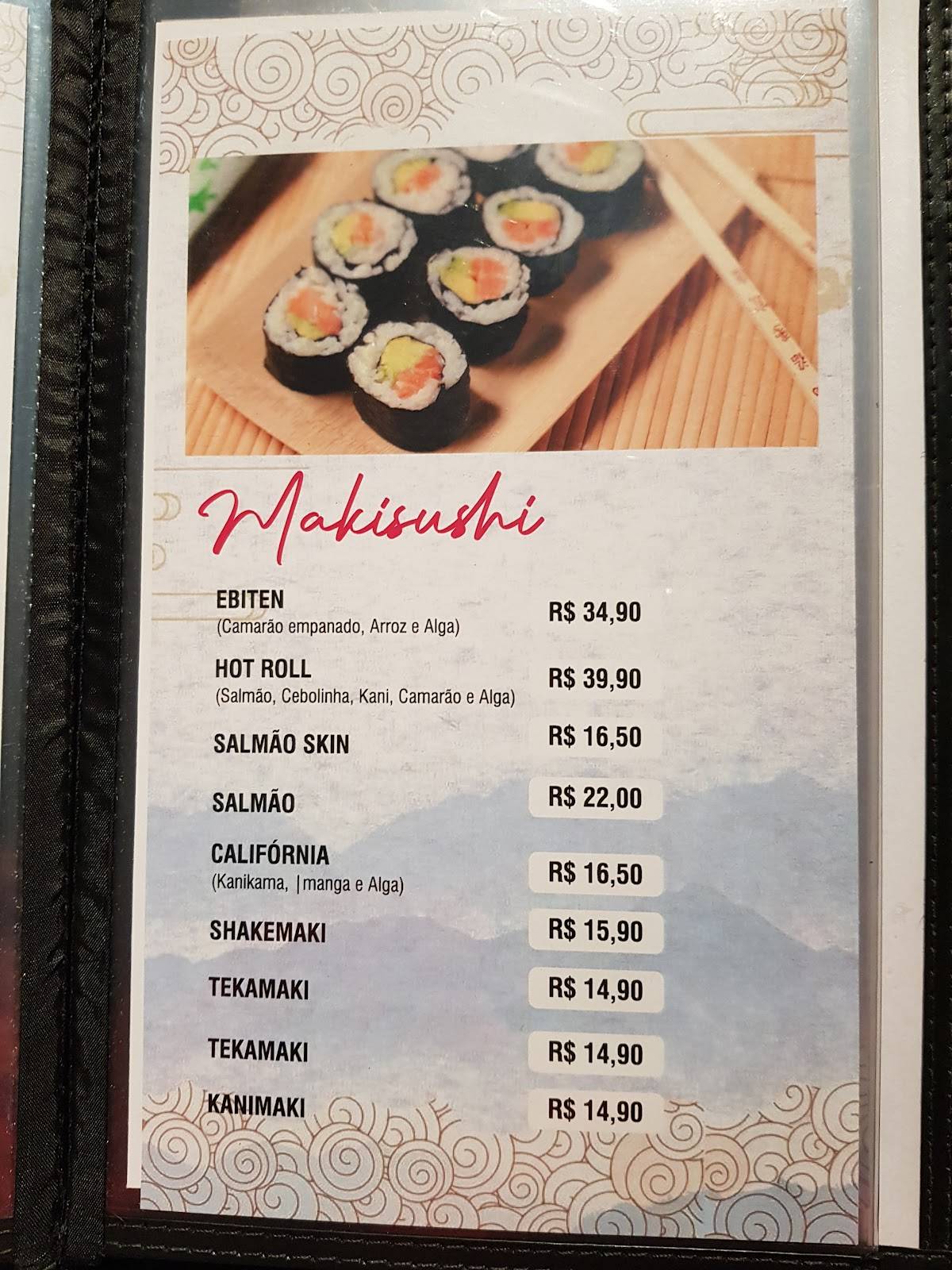 Terumi Sushi Ribeirão Pires cardápio