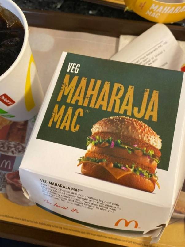 McDonald's menu