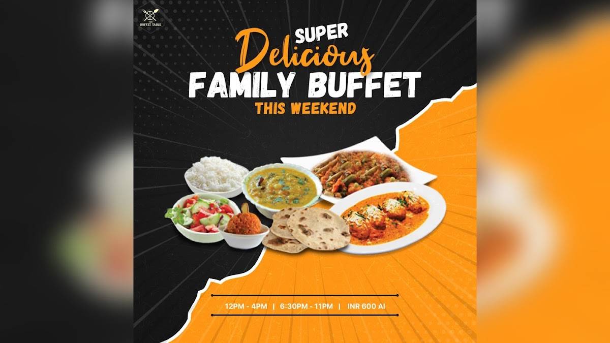 The Buffet Table menu