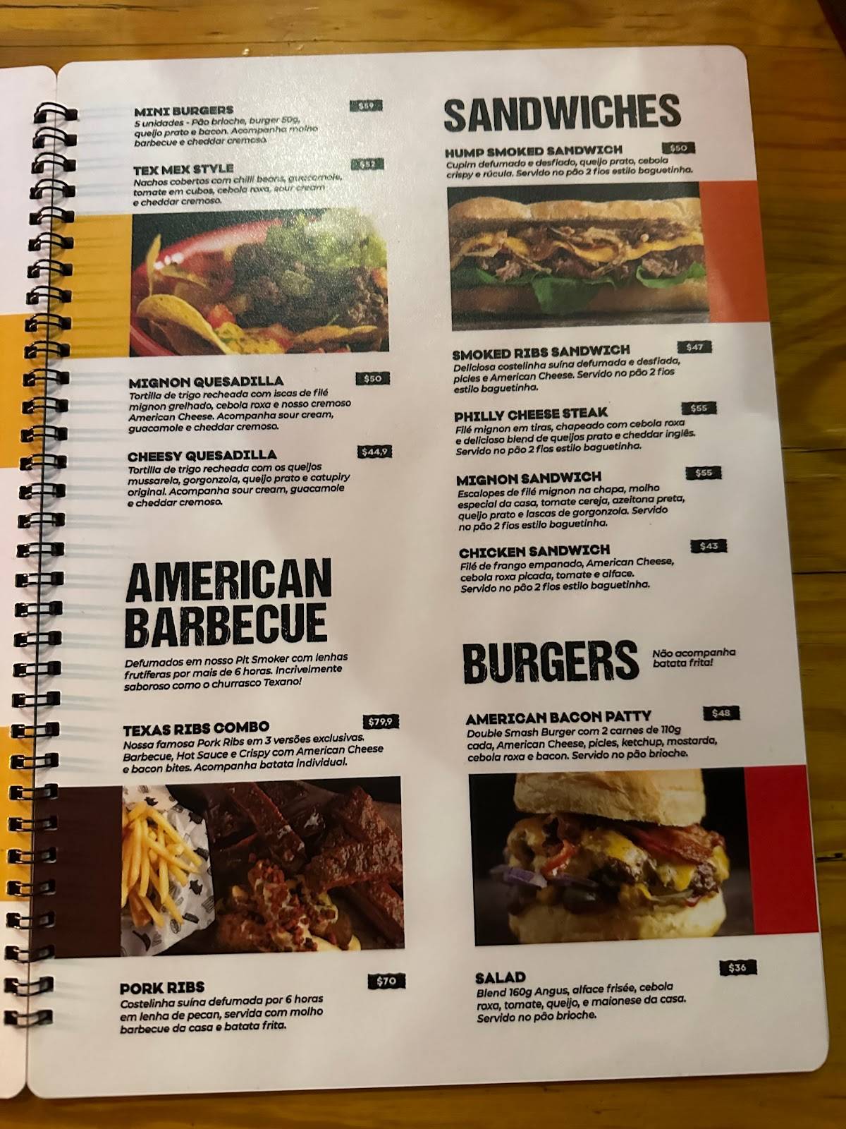 The Cleaver Burger Bar cardápio