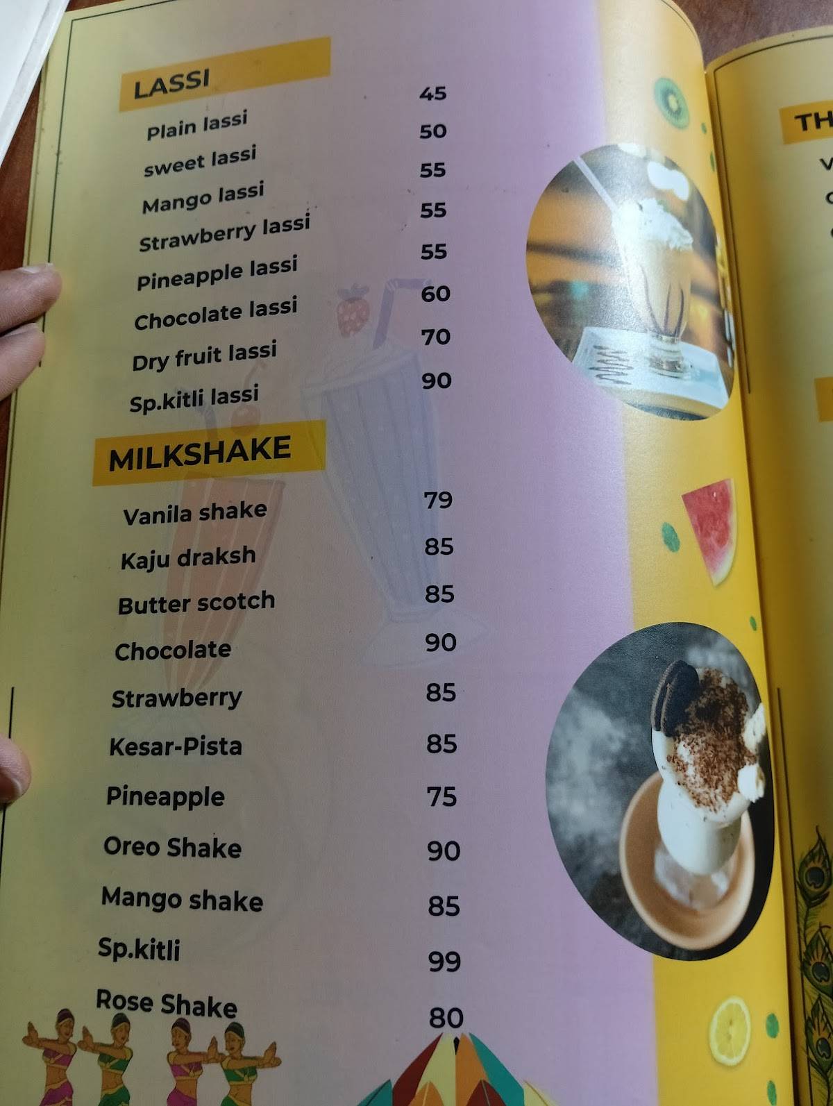The Kitli Cafe & Restaurant menu