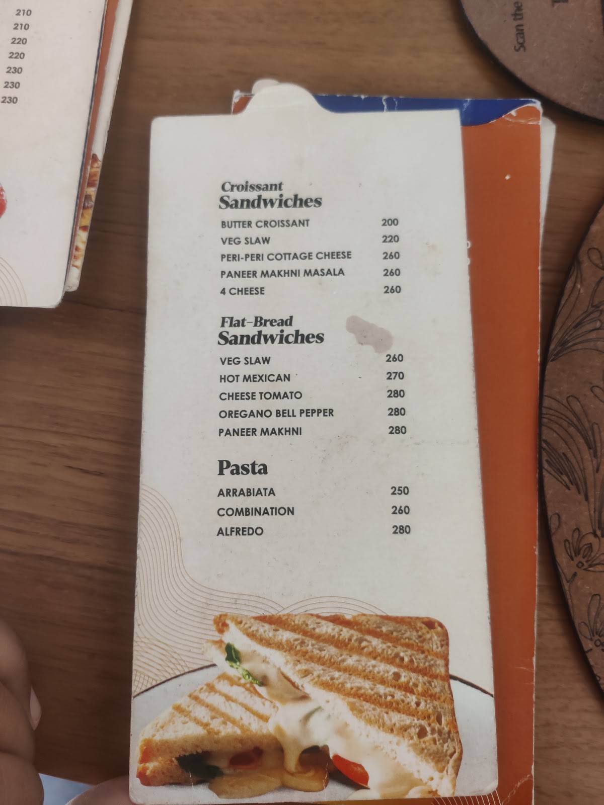 The Lifafa Cafe & Restro menu