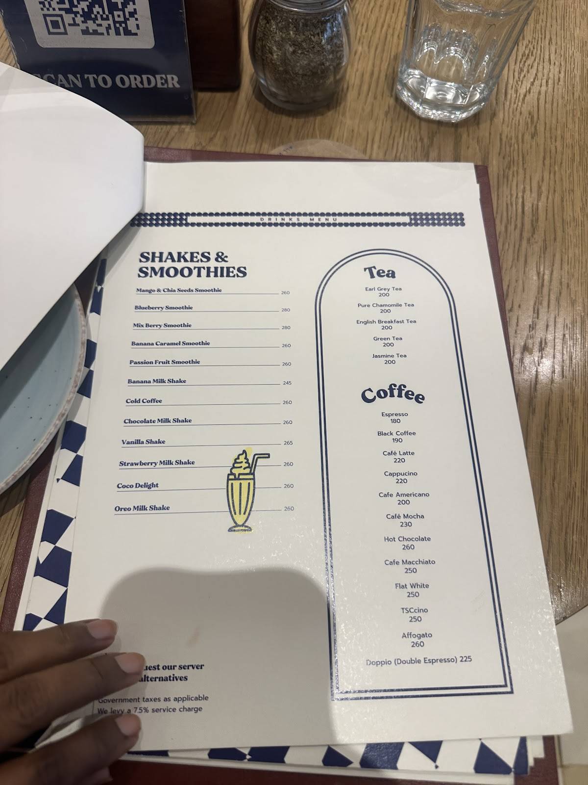 The Sauce Code menu