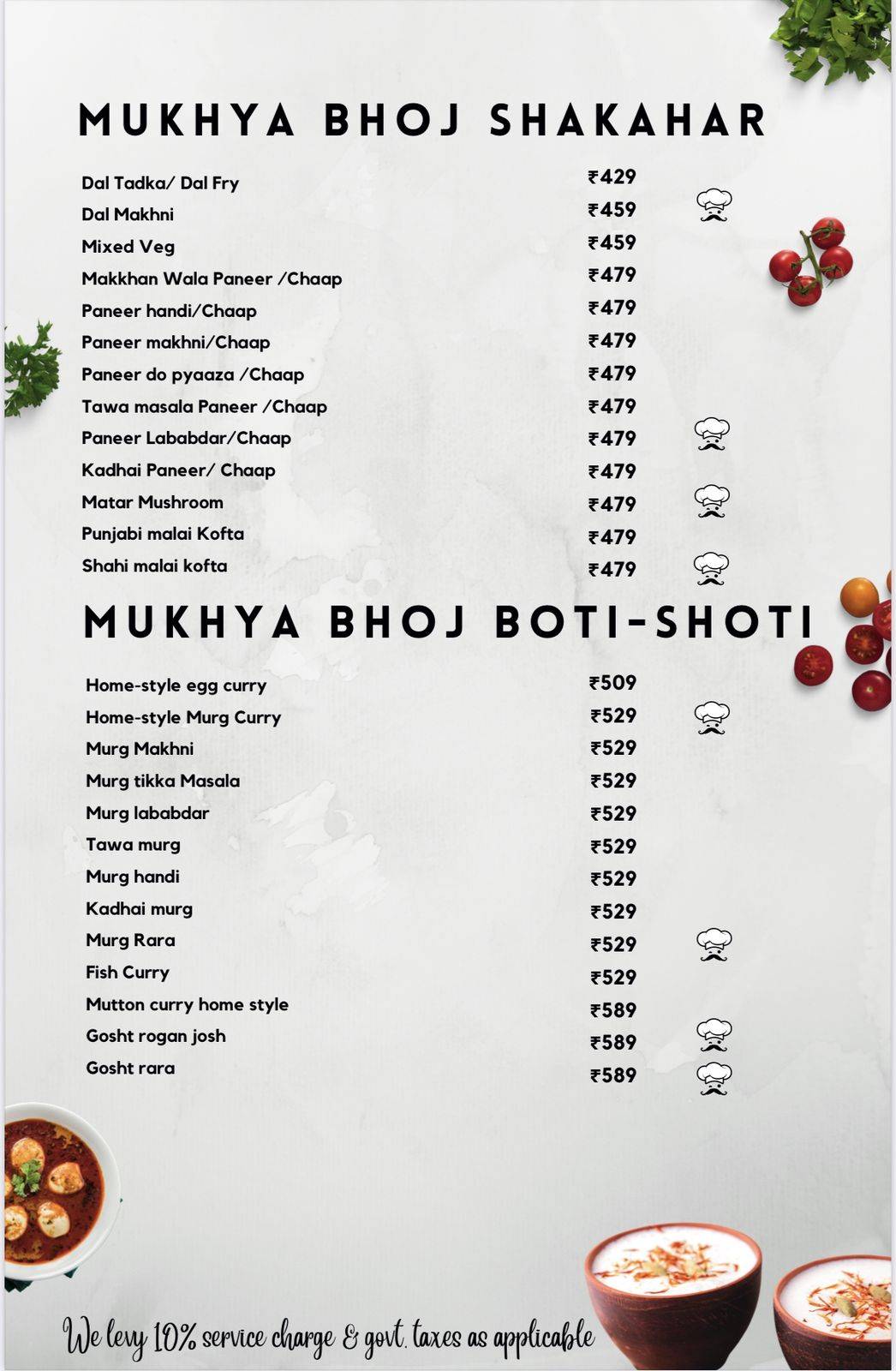 The Urban Kasba- BYOB& Café menu