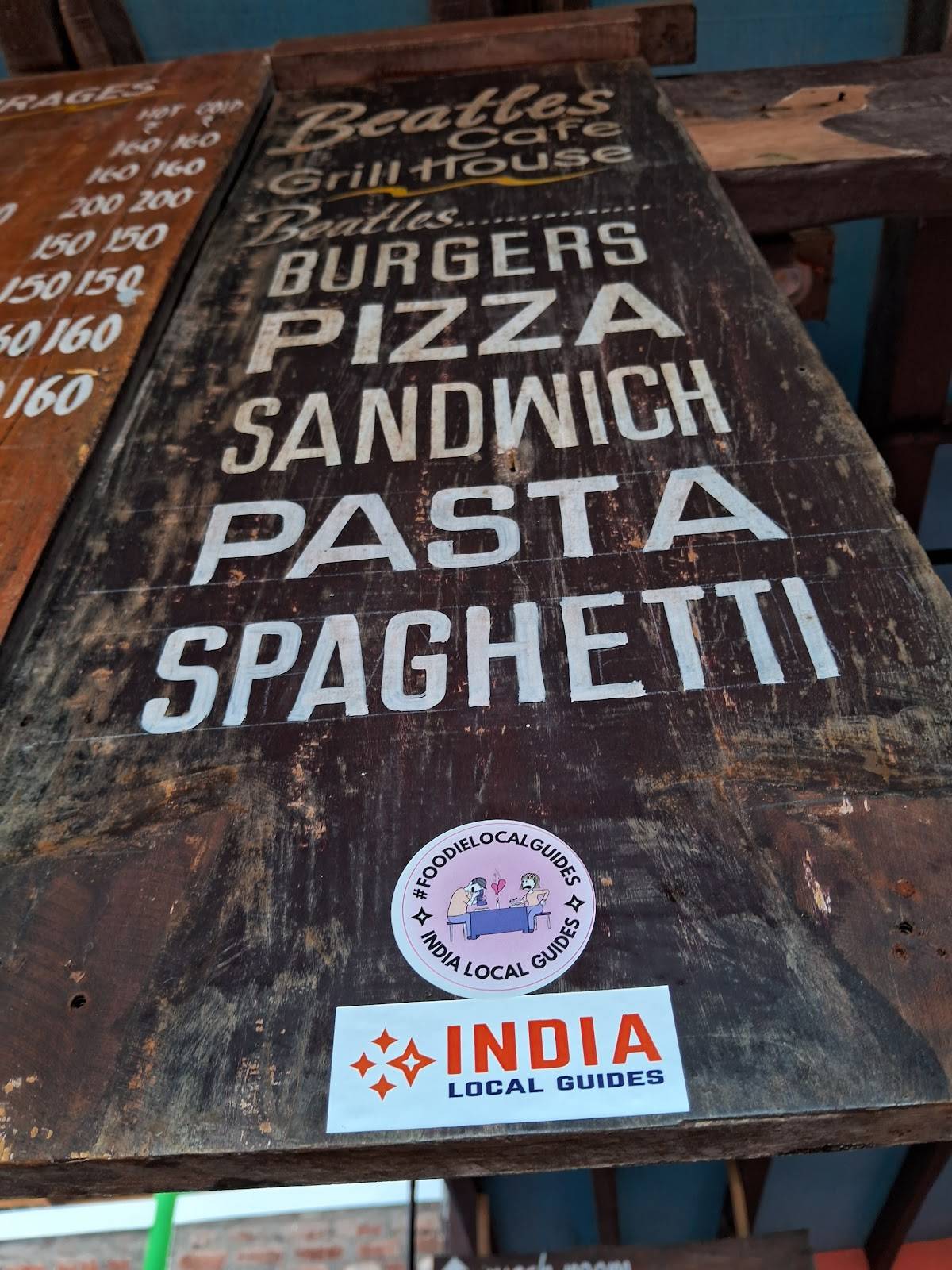 Beatles Cafe & Grill House menu