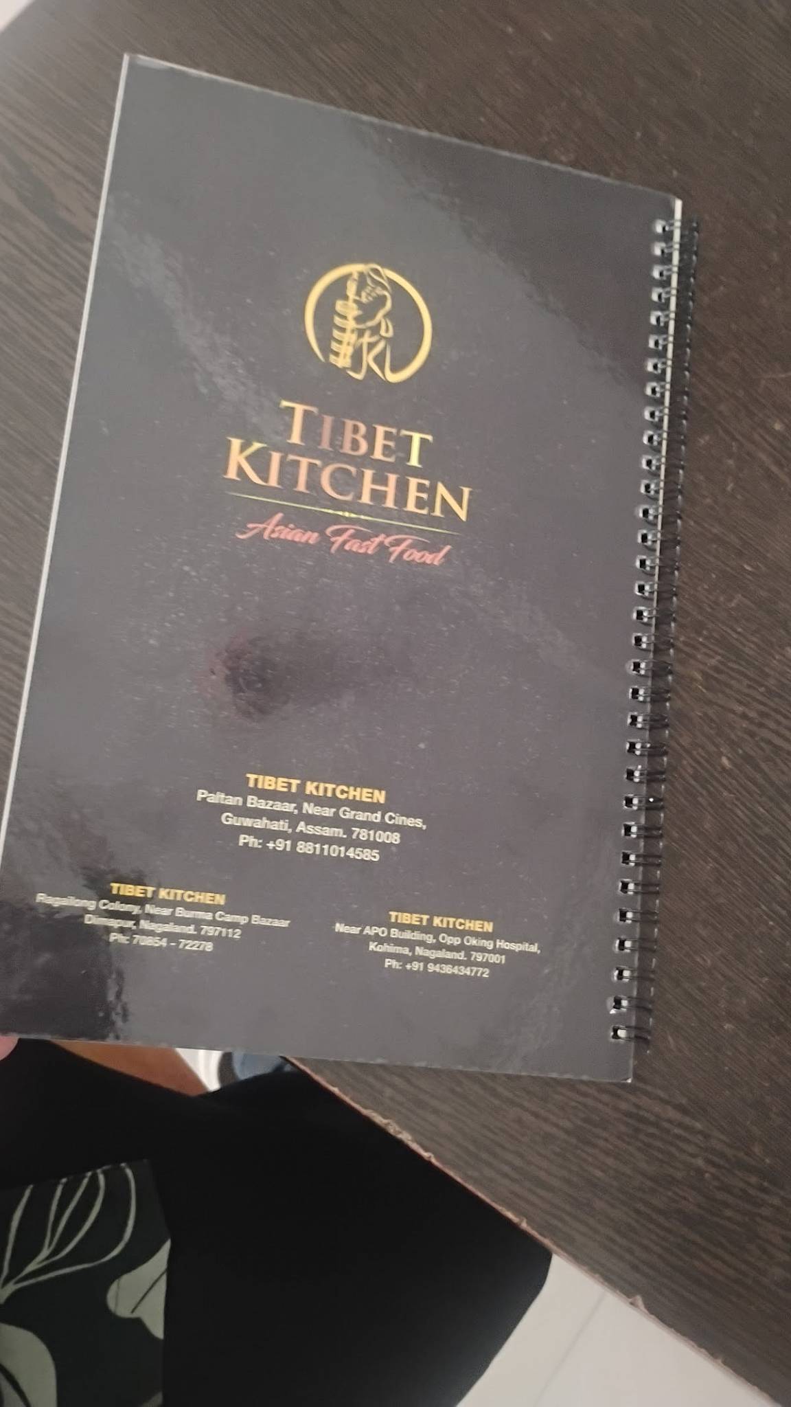 Tibet Kitchen menu