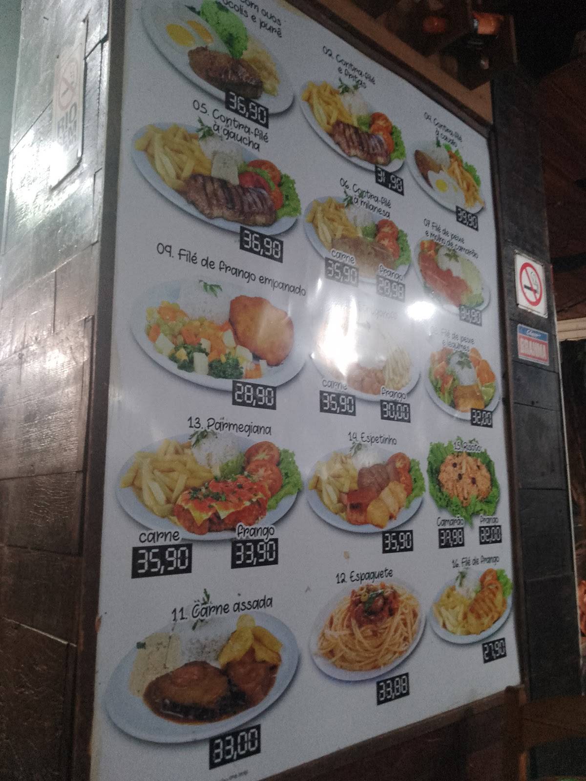 Tipicamente cardápio