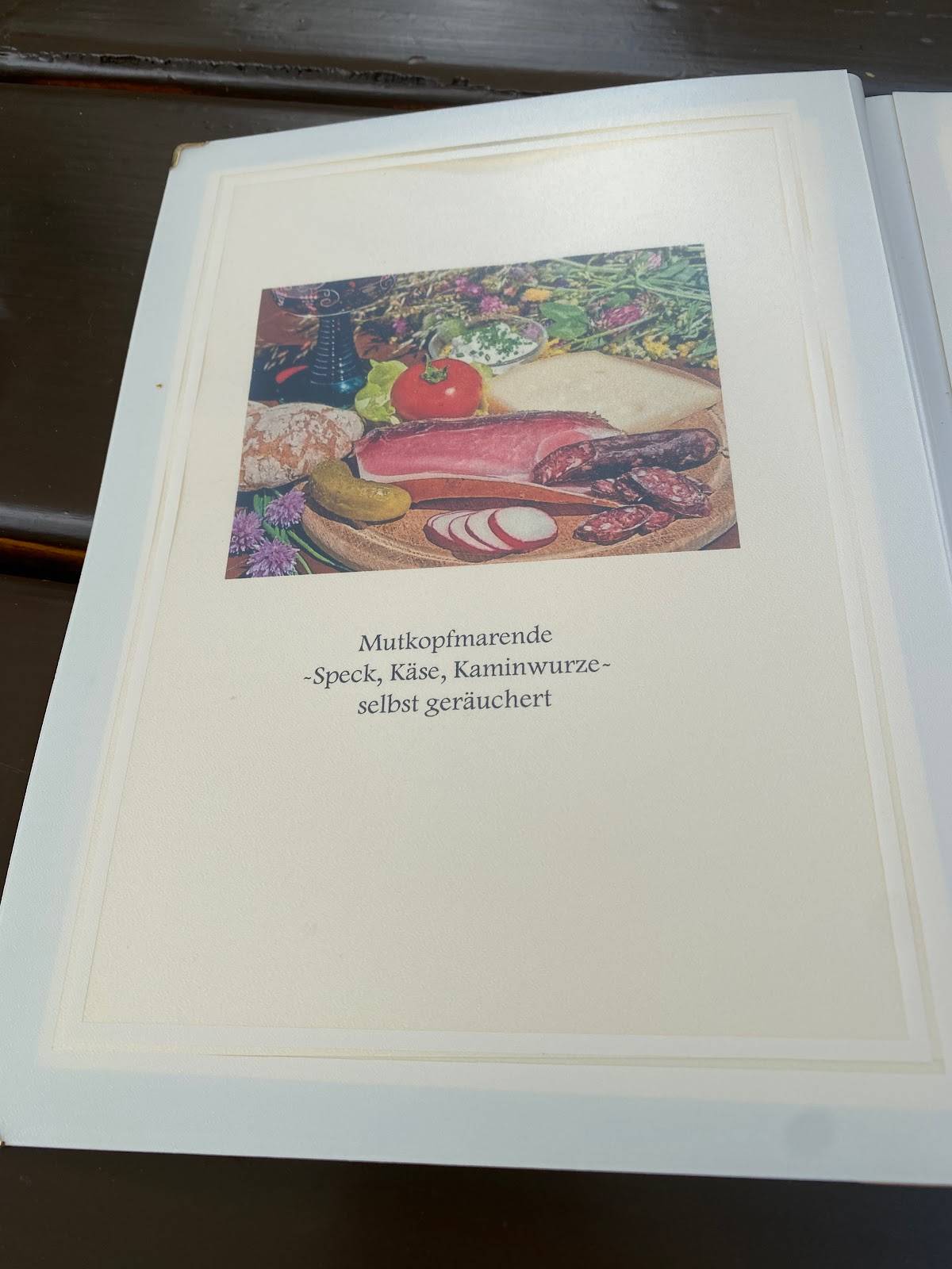 Menu di Ristorante Mutkopf 