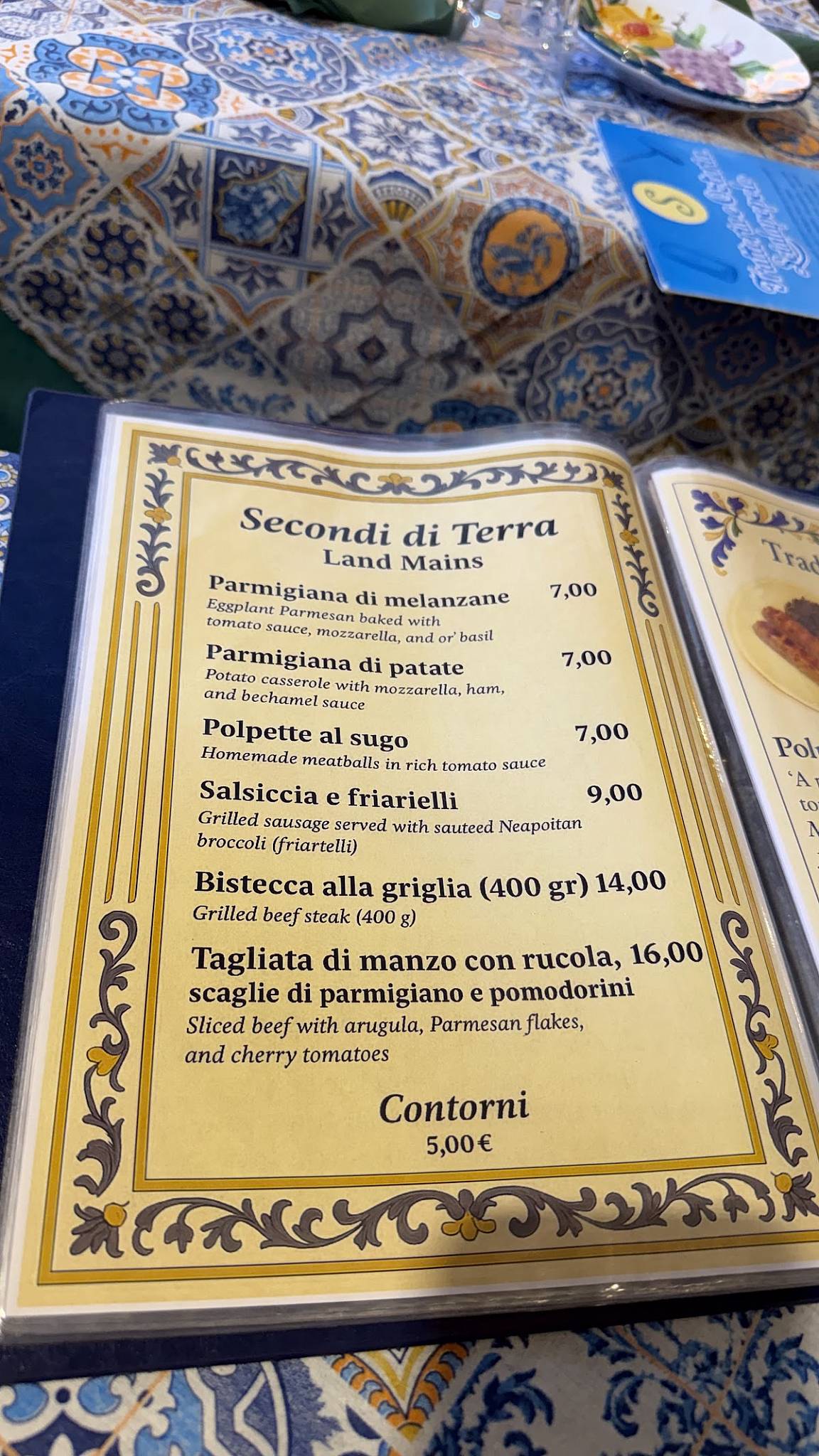 Menu di Trattoria Scialapopolo 