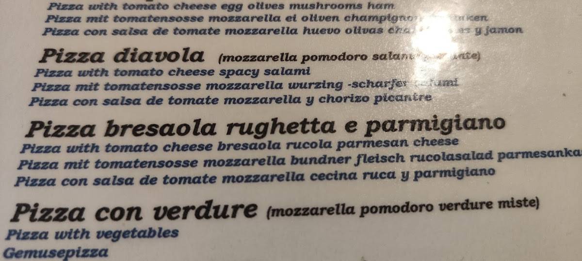 Menu di Trattoria da Gino e Pietro 