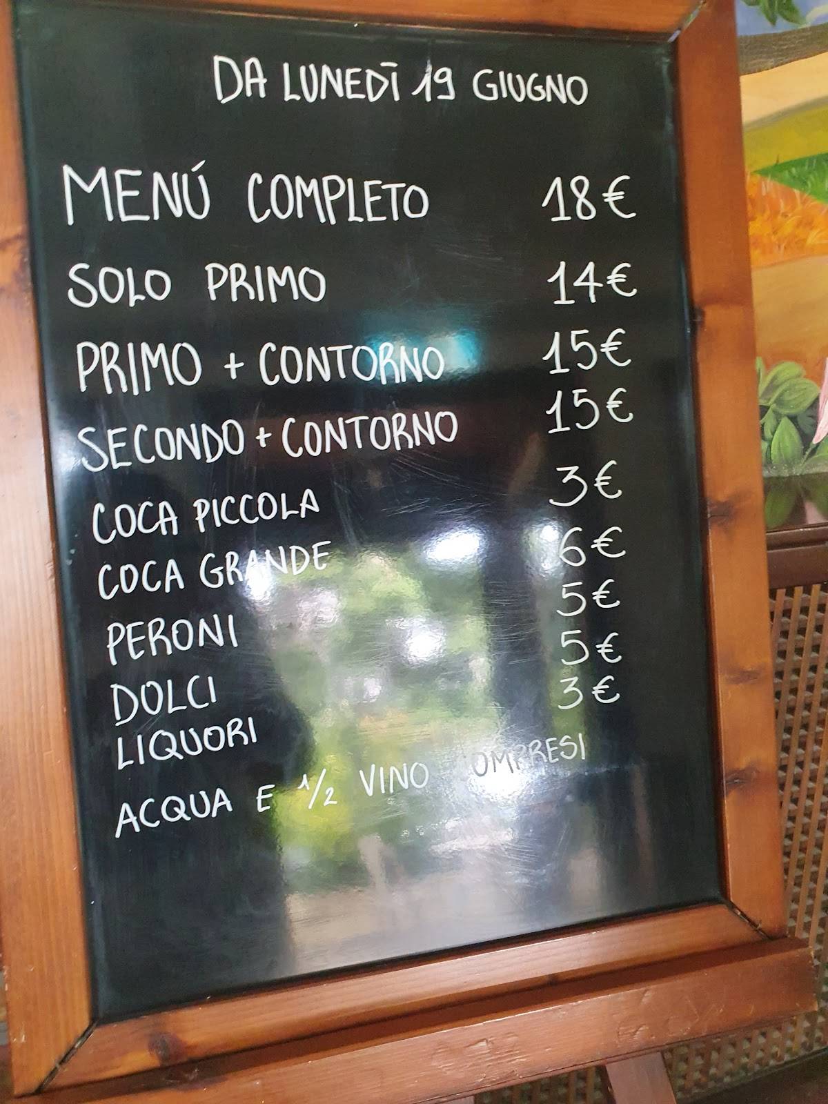 Menu di Trattoria la Mura 