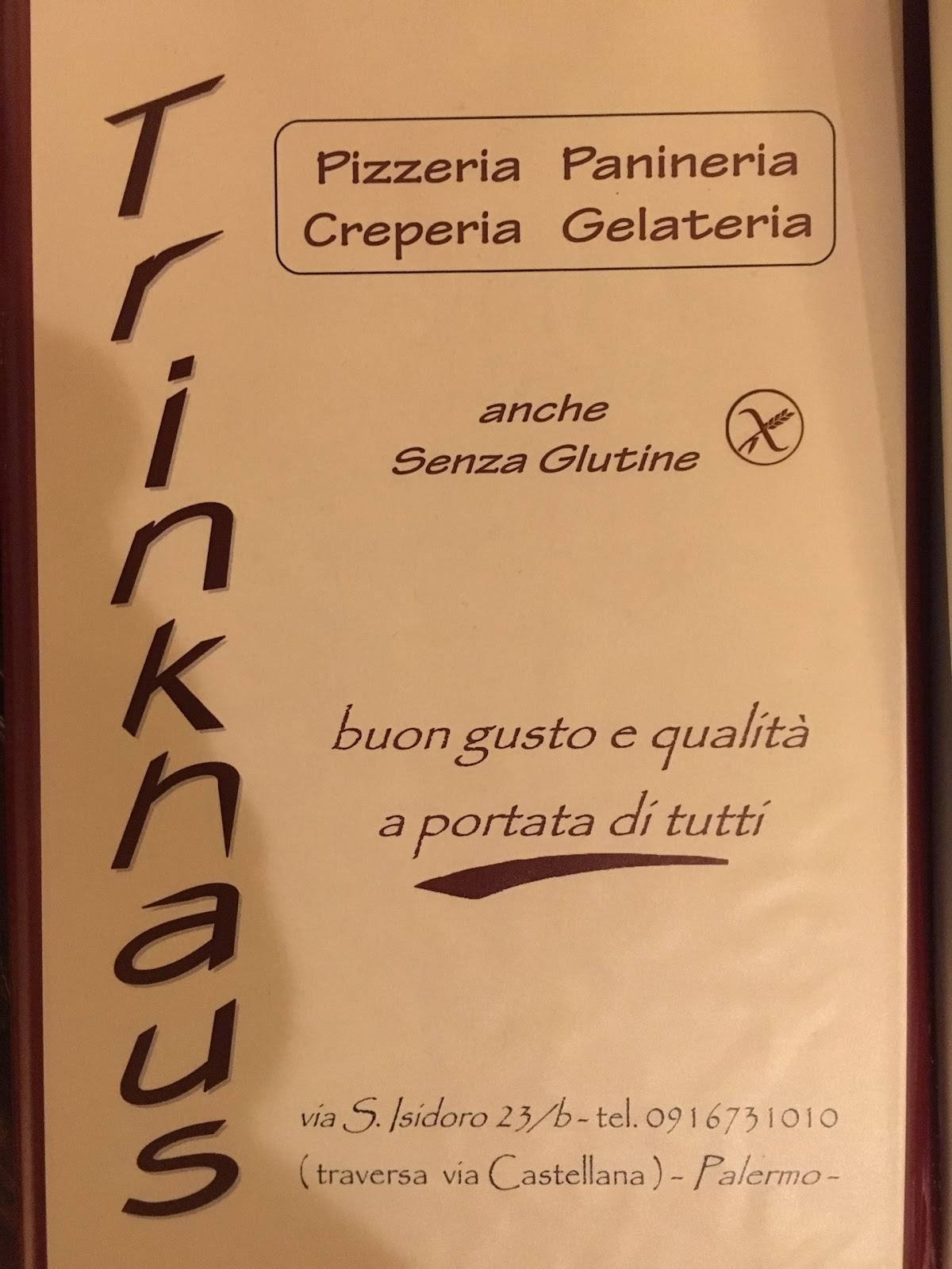 Menu di Trinkhaus Pizzeria Gluten Free 