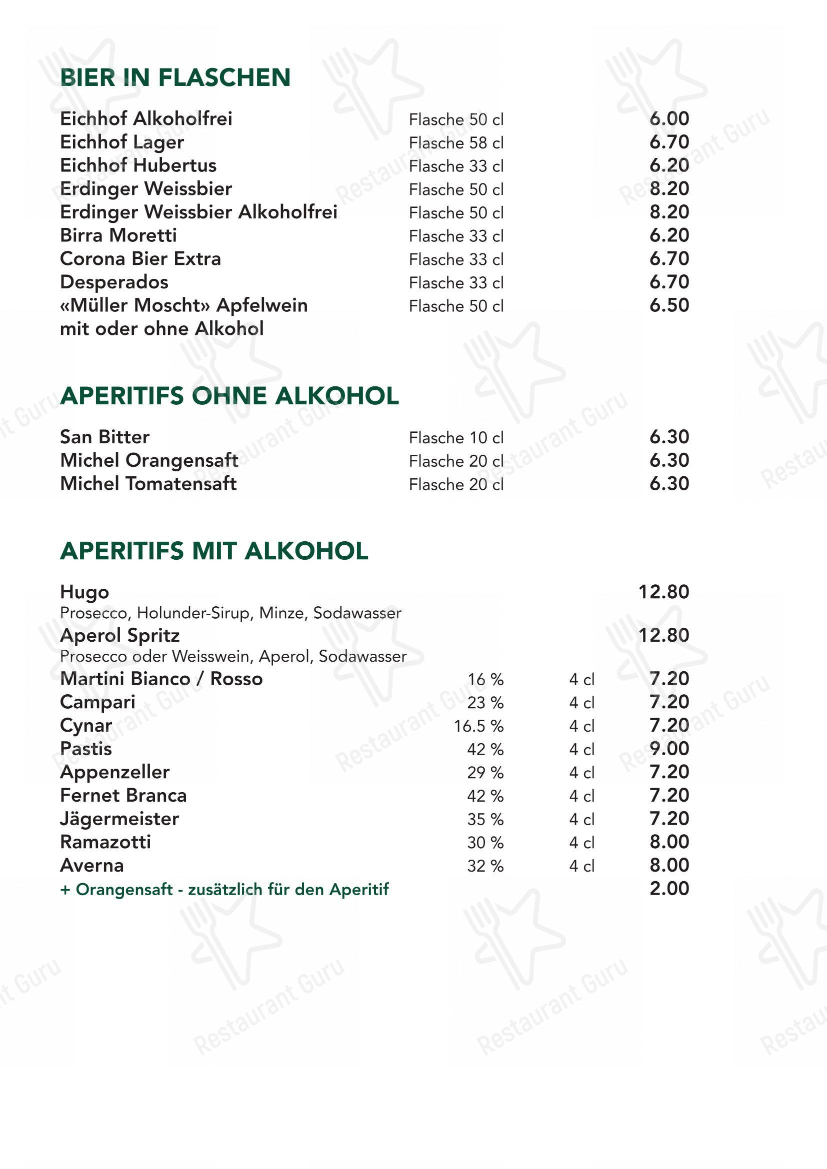 Menu di Türmli Restaurant & Pizzeria - Крафт меню